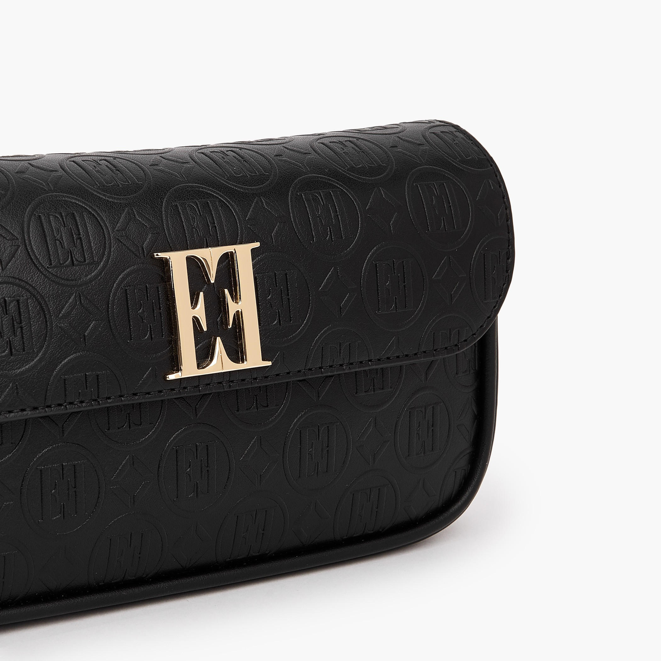 Elle Monogram Debossed Crossbody Bag with Chain Strap-women-bagsandwallets-handbags-image-4