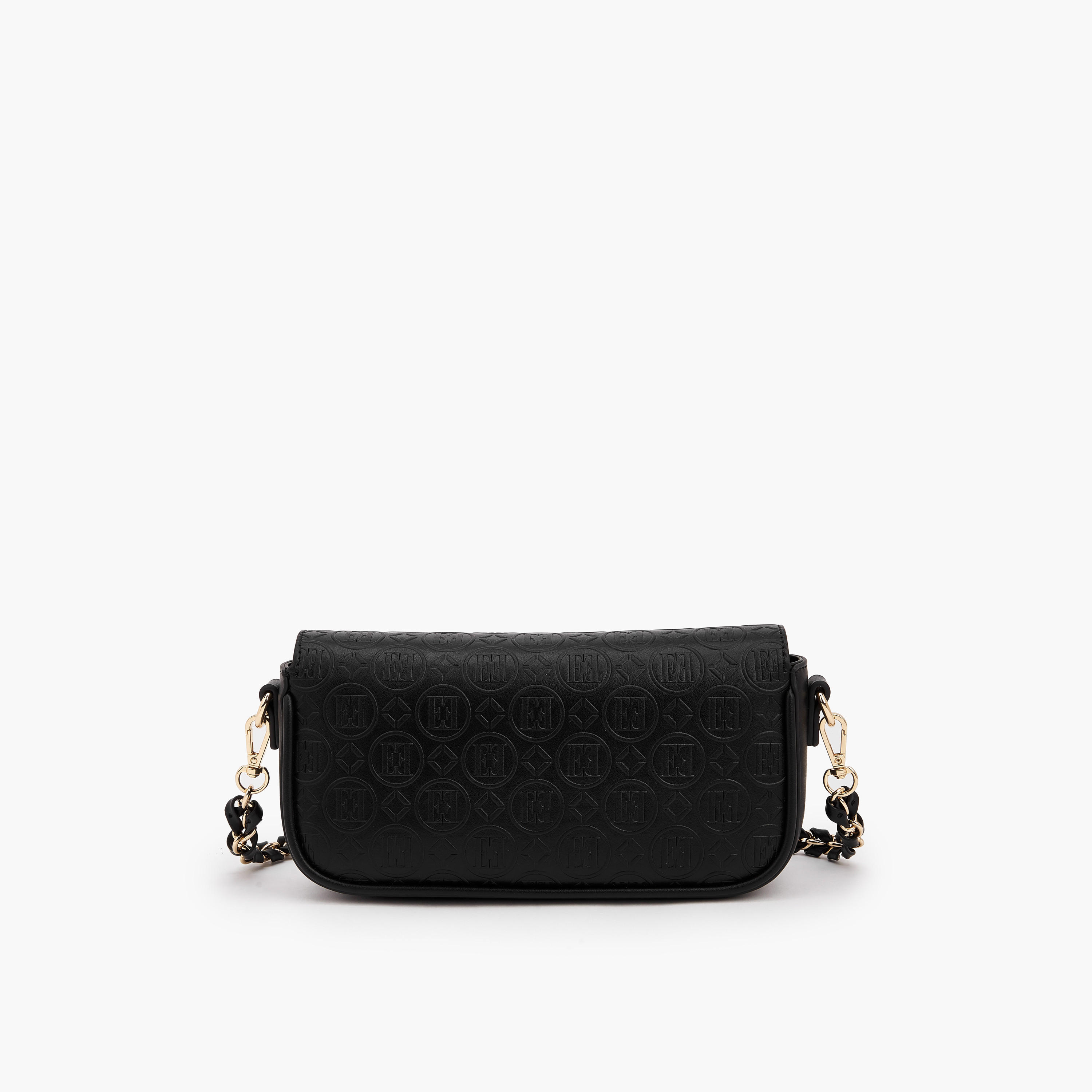 Elle Monogram Debossed Crossbody Bag with Chain Strap-women-bagsandwallets-handbags-image-5