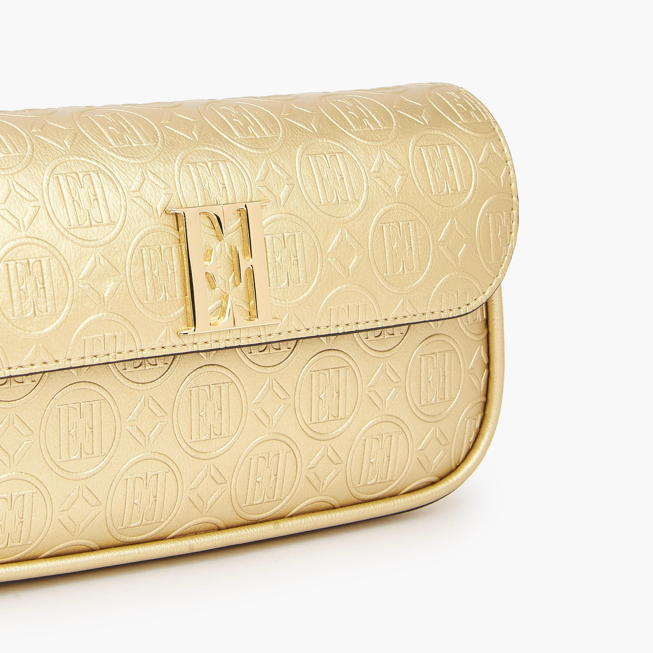 Elle Monogram Debossed Crossbody Bag with Chain Strap-women-bagsandwallets-handbags-image-5