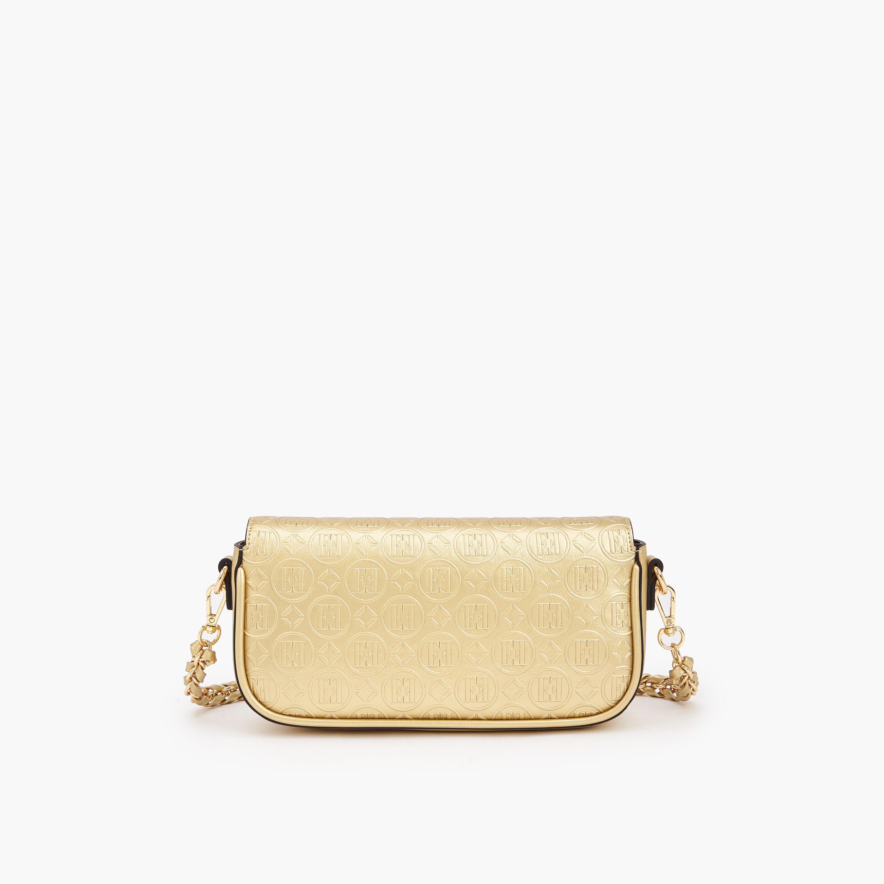 Elle Monogram Debossed Crossbody Bag with Chain Strap-women-bagsandwallets-handbags-image-6