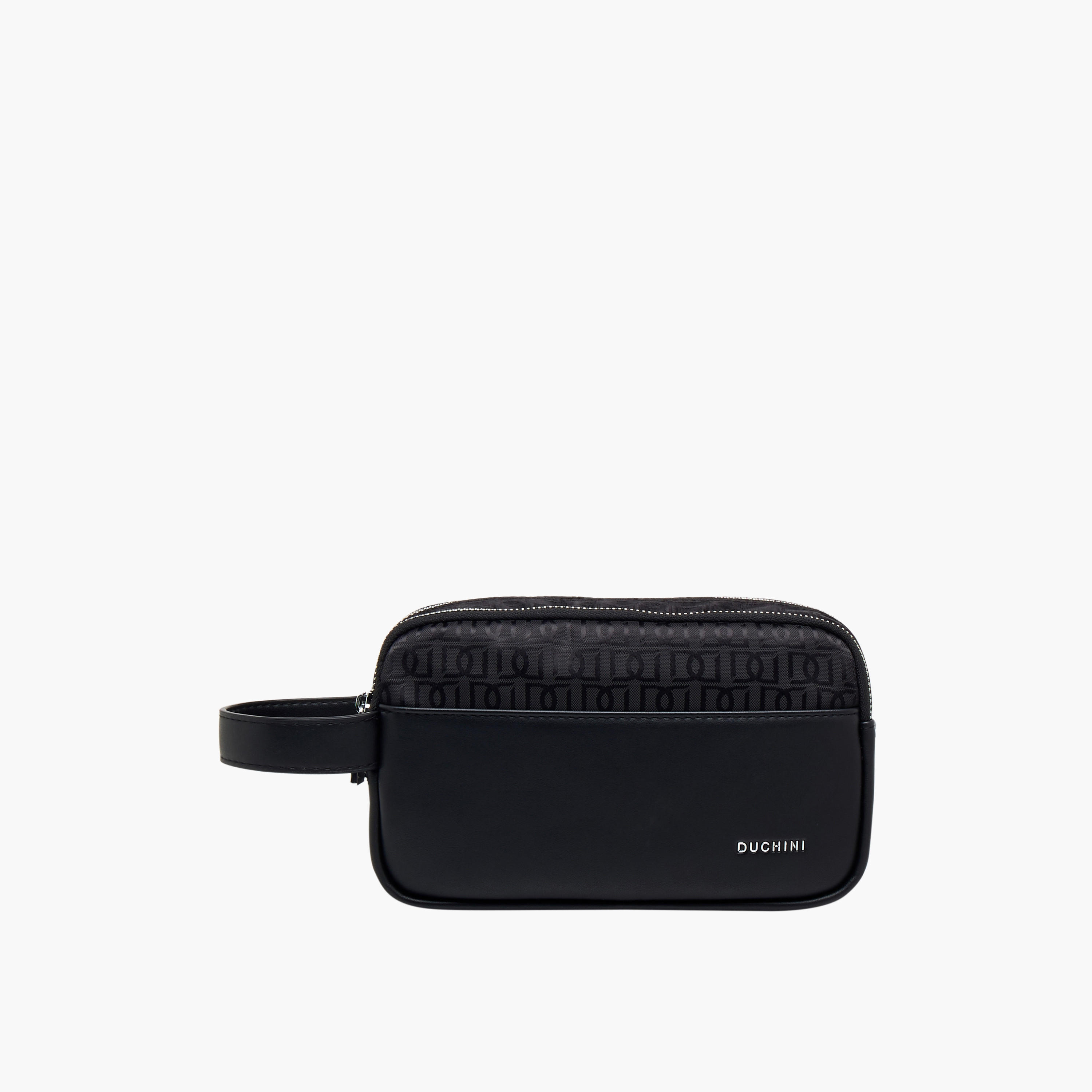 Duchini Men Monogram Print Pouch-men-bags-image-1