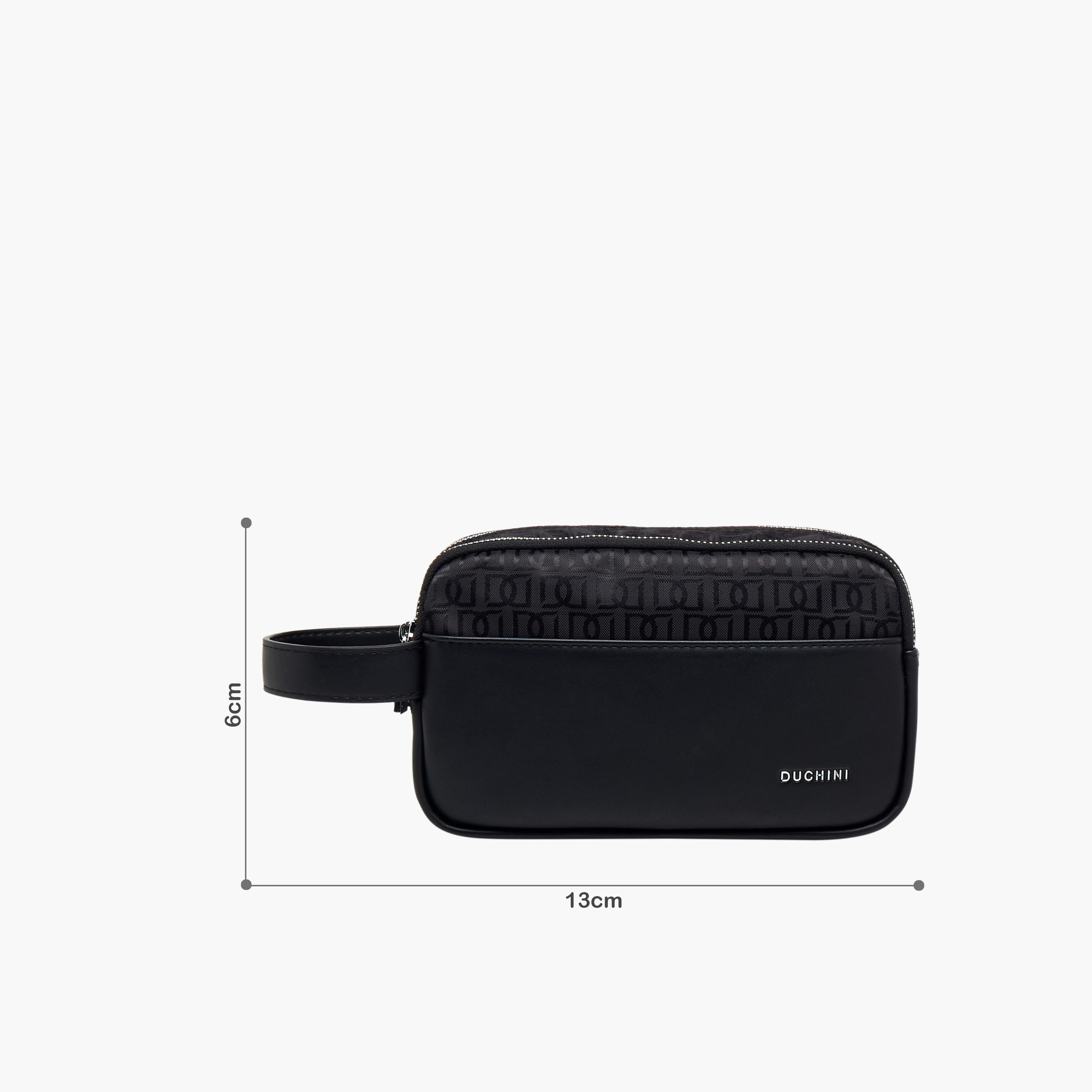 Duchini Men Monogram Print Pouch-men-bags-image-2