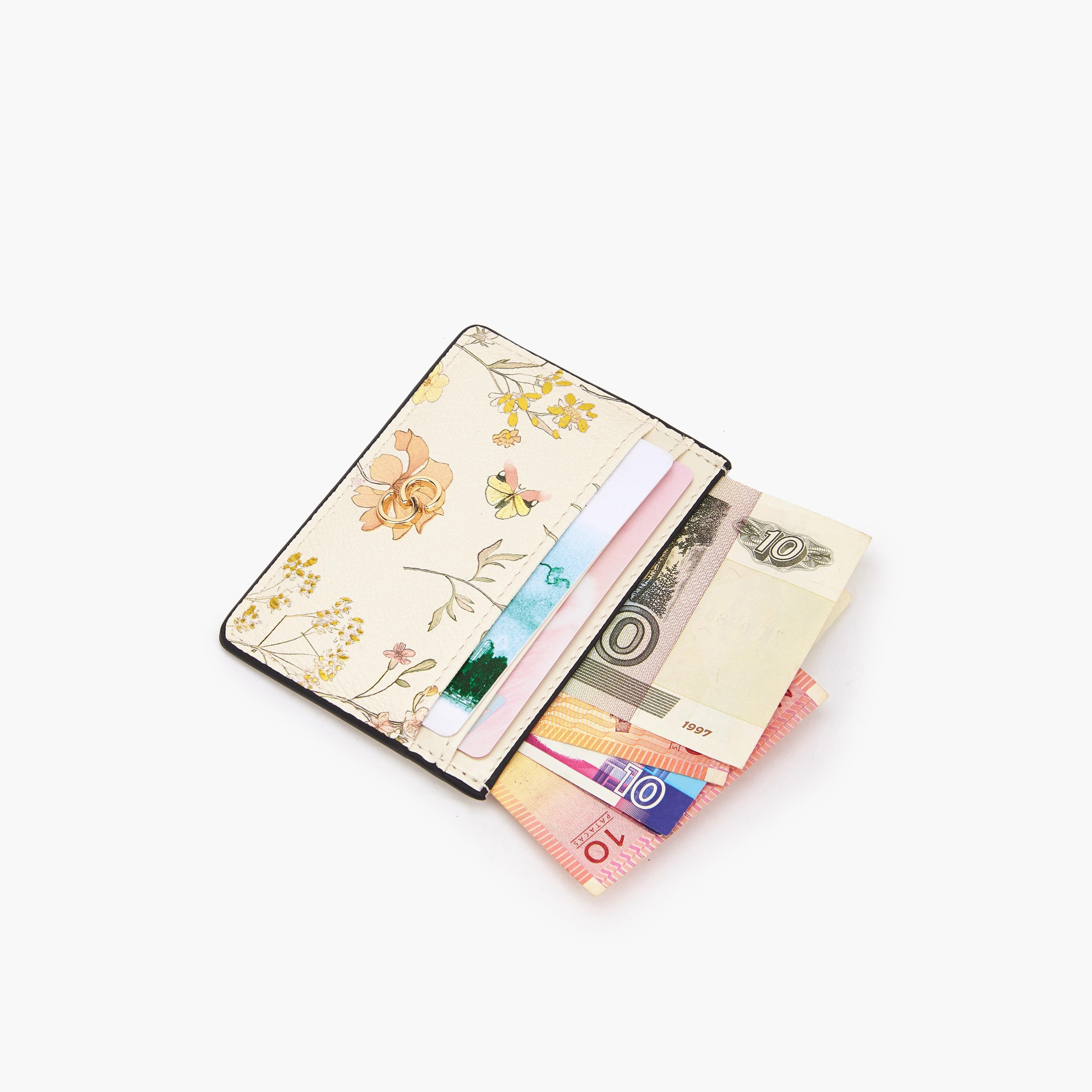 حافظة بطاقات بطبعات زهور من سيليست-women-bagsandwallets-wallets-image-7