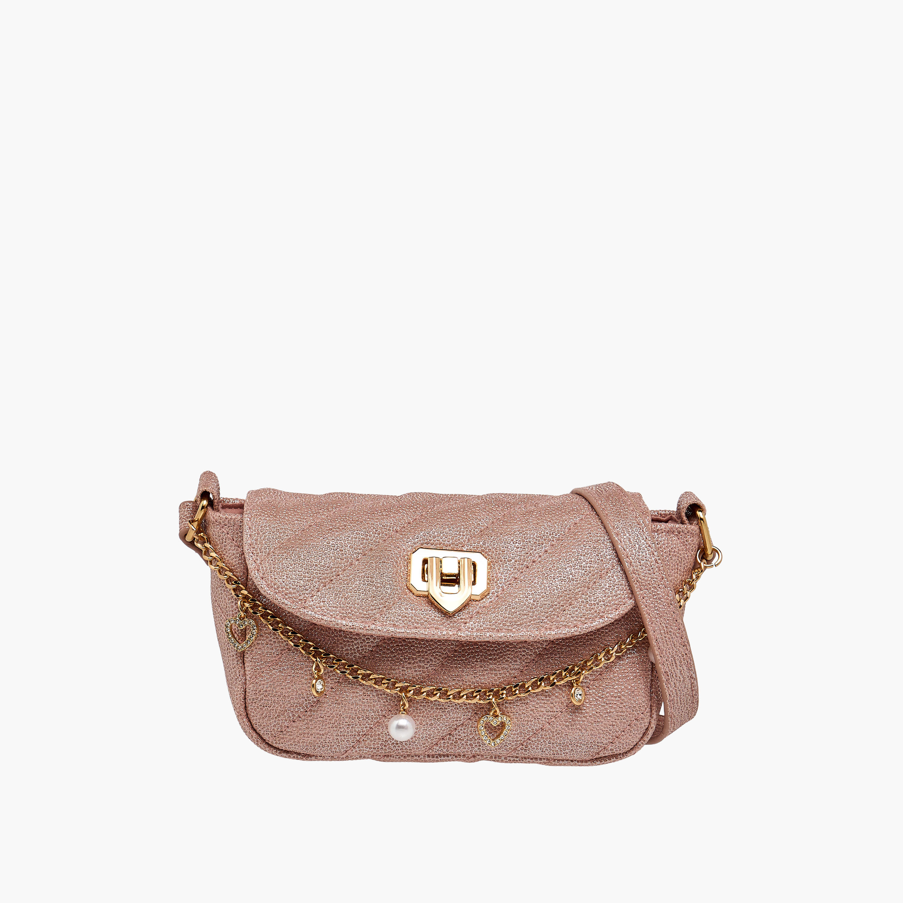 Celeste Charm Embellished Crossbody Bag with Adjustable Strap-girls-accessories-bags-image-1