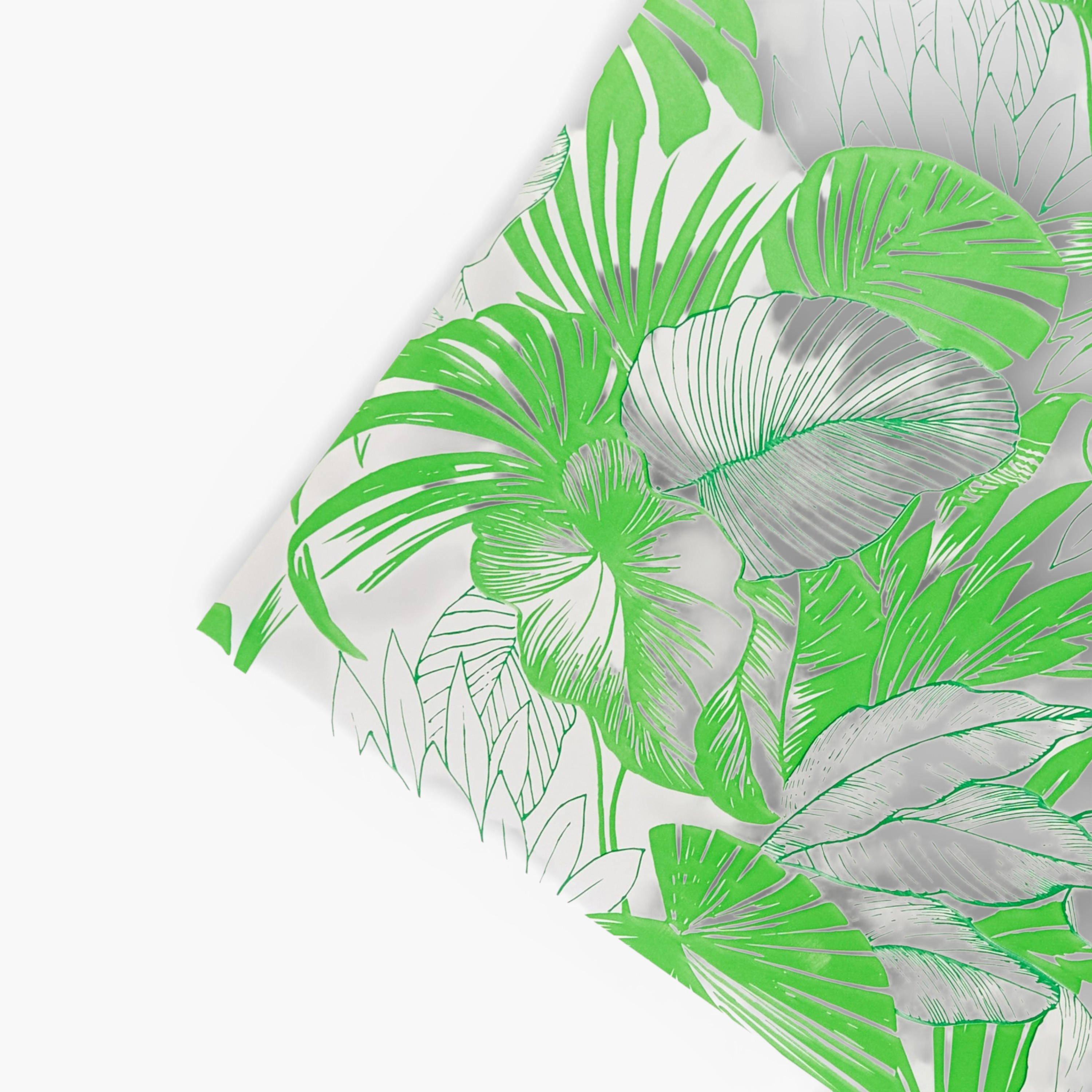 Findz Leaf Print Paper Gift Wrap - 70x200 cms-household-decor-decorativeobjectsandsculptures-image-3
