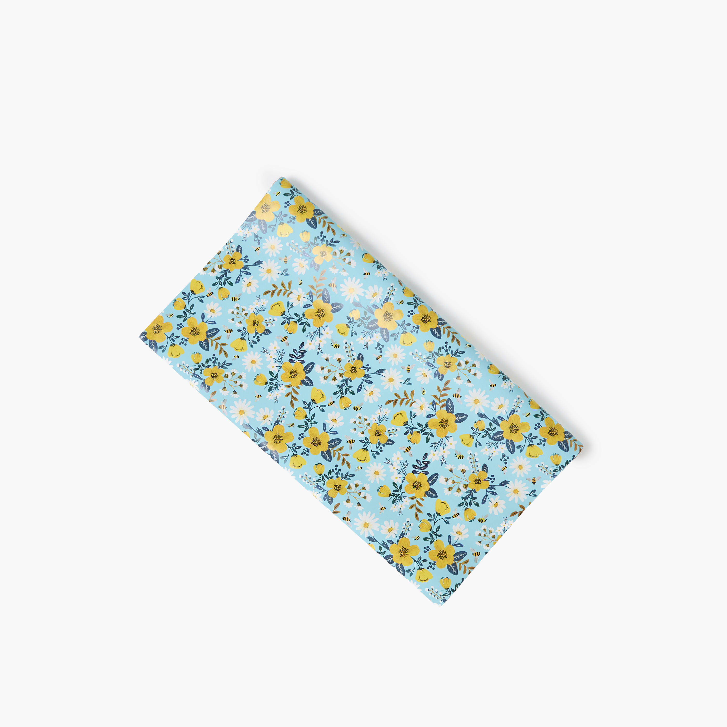 Findz Floral Print Paper Gift Wrap - 70x200 cms-household-decor-decorativeobjectsandsculptures-image-2