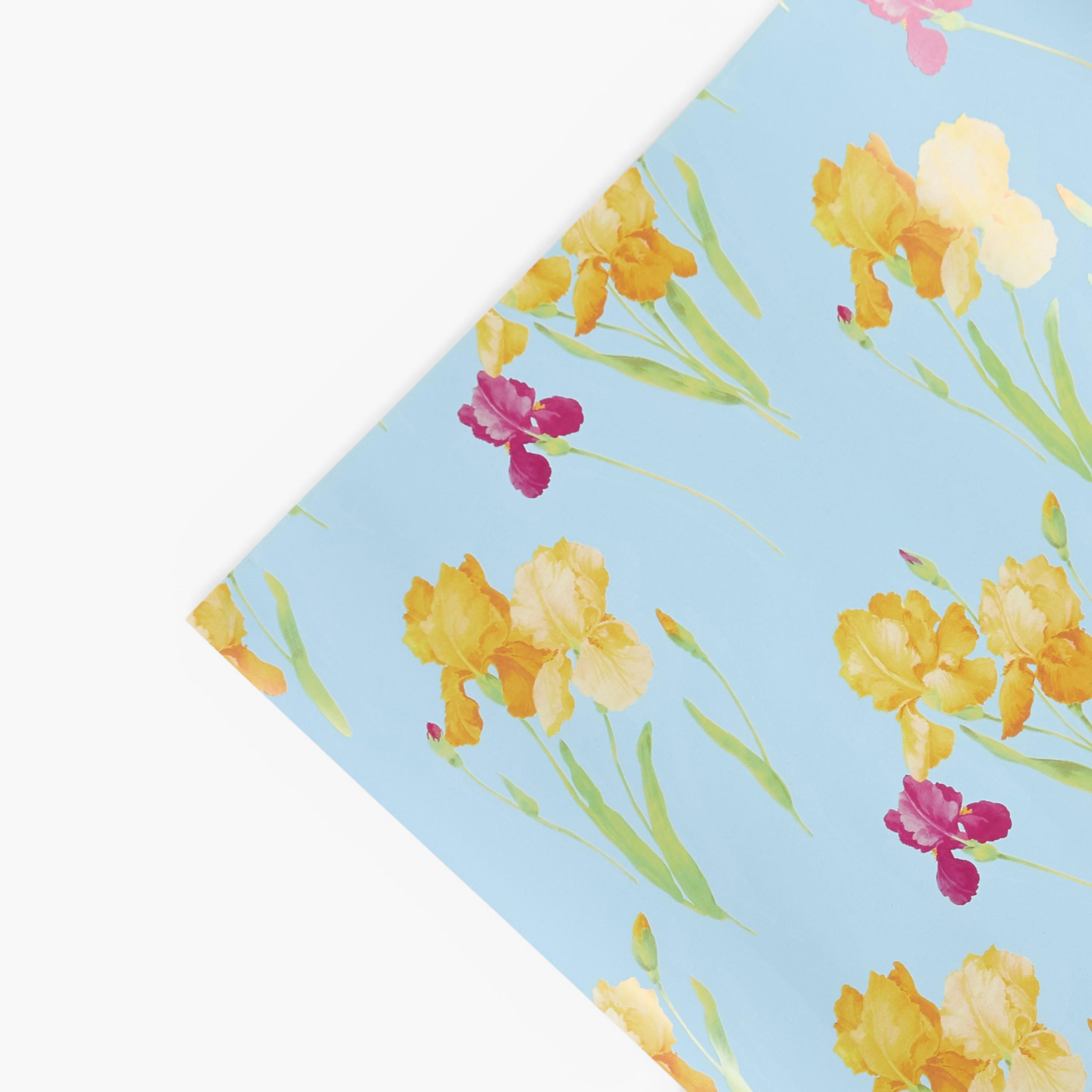 Findz Floral Print Paper Gift Wrap - 70x200 cms-household-decor-decorativeobjectsandsculptures-image-3