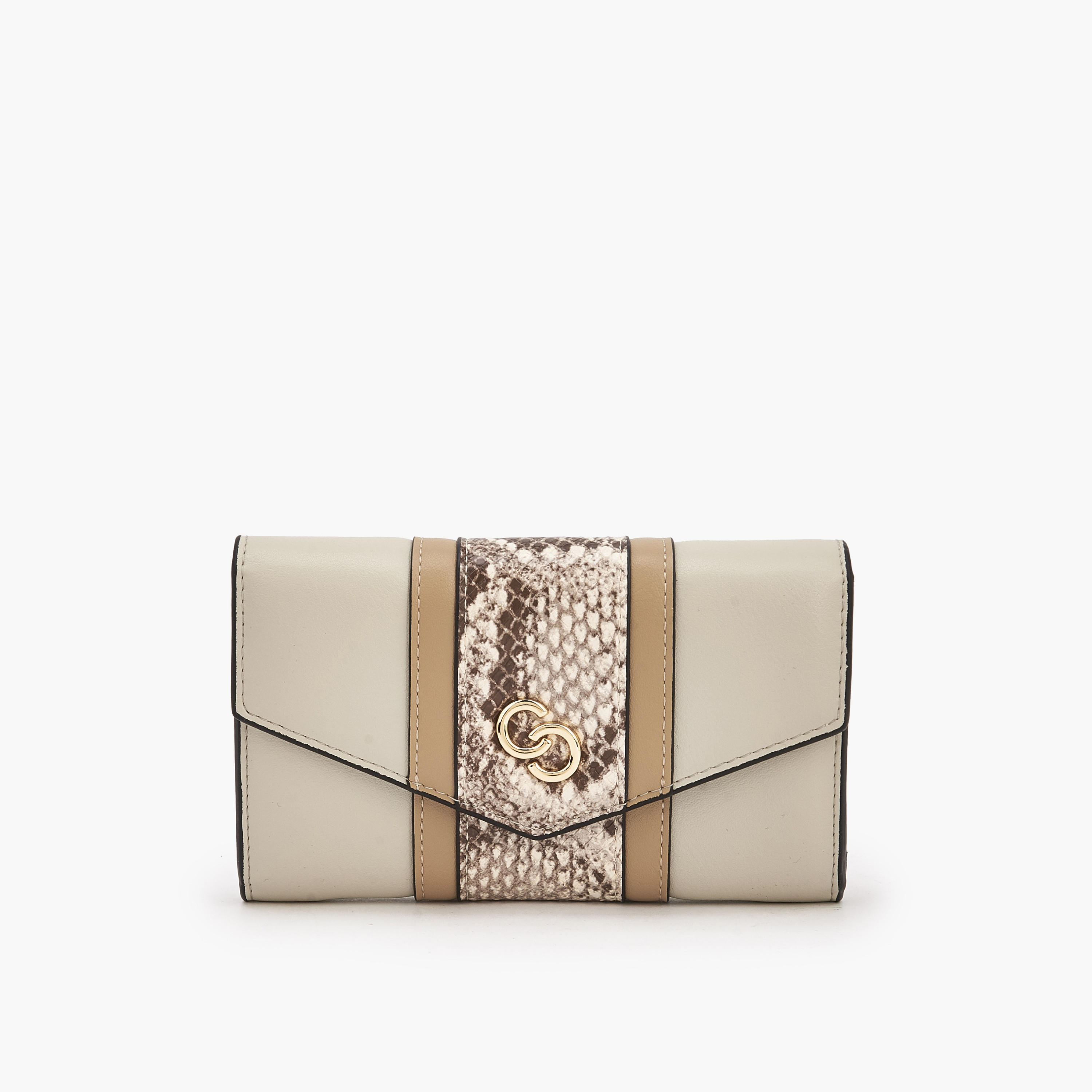 محفظة بارزة الملمس مع زر إغلاق كبس من سيليست-women-bagsandwallets-wallets-image-7