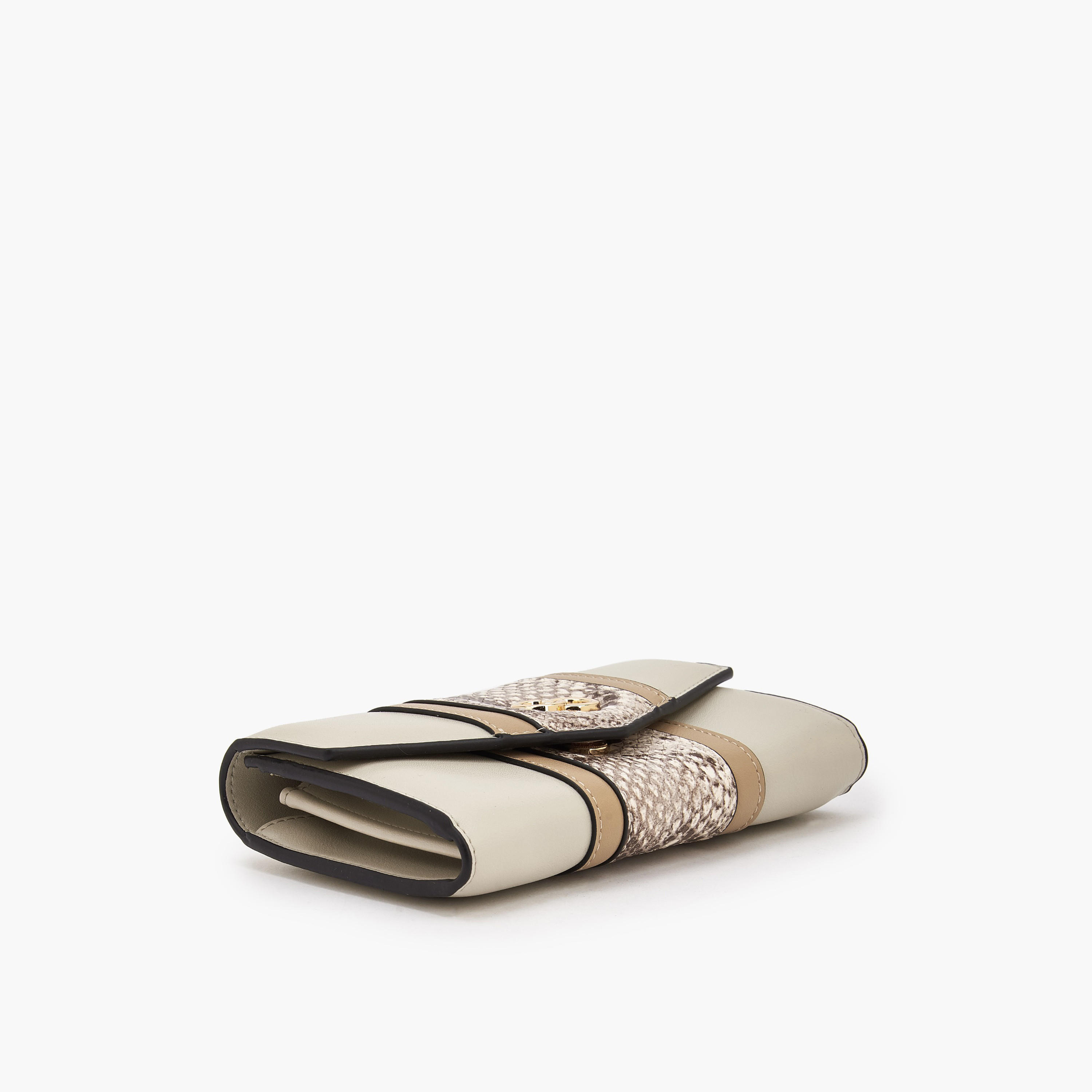 محفظة بارزة الملمس مع زر إغلاق كبس من سيليست-women-bagsandwallets-wallets-image-3