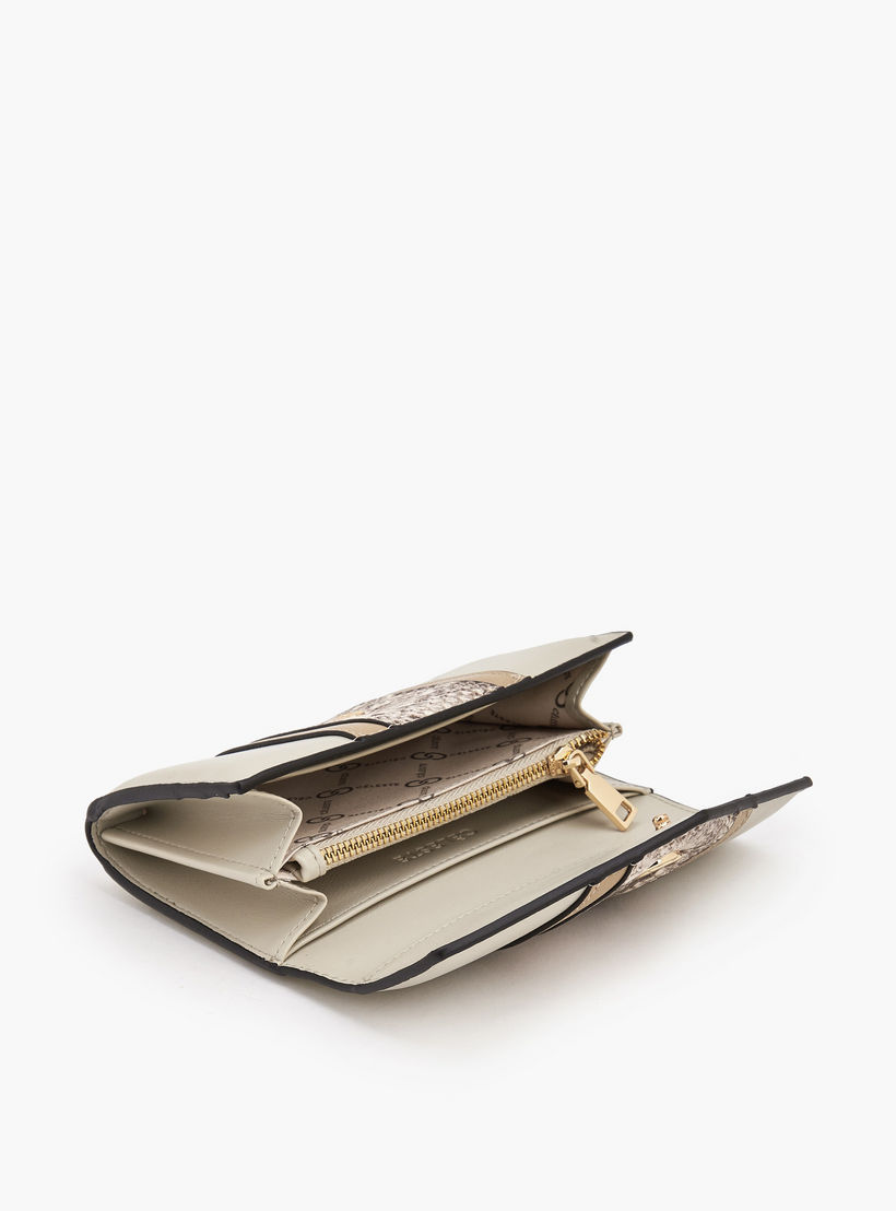 محفظة بارزة الملمس مع زر إغلاق كبس من سيليست-women-bagsandwallets-wallets-image-2