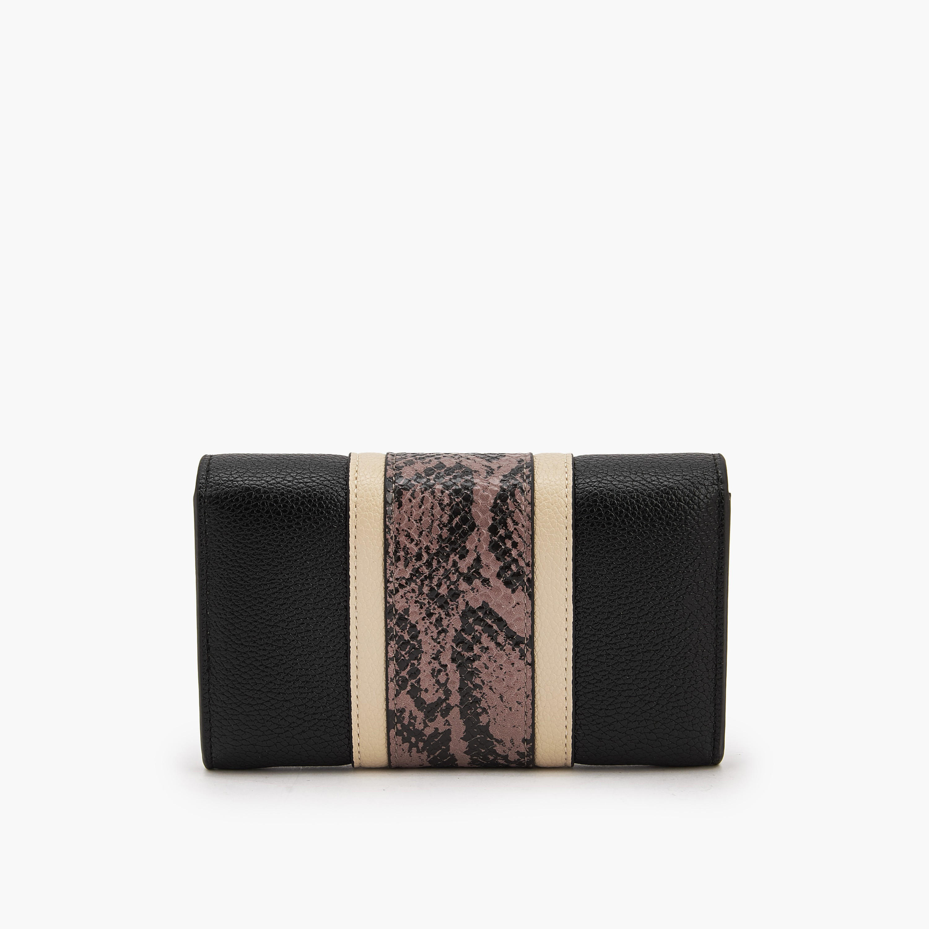 Celeste Textured Wallet with Snap Button Closure-women-bagsandwallets-wallets-image-4
