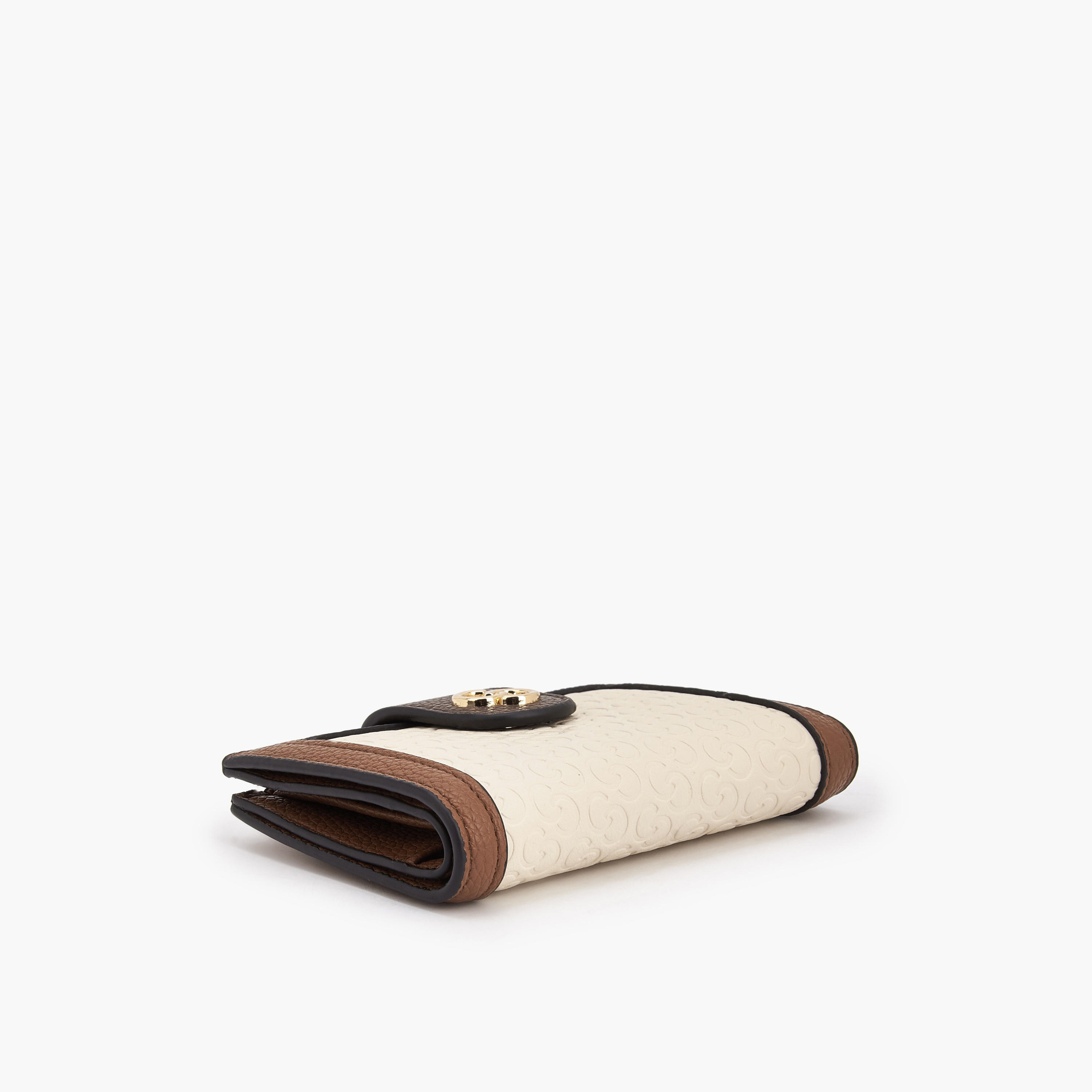 Celeste Monogram Embossed Wallet with Snap Button Closure-women-bagsandwallets-wallets-image-5