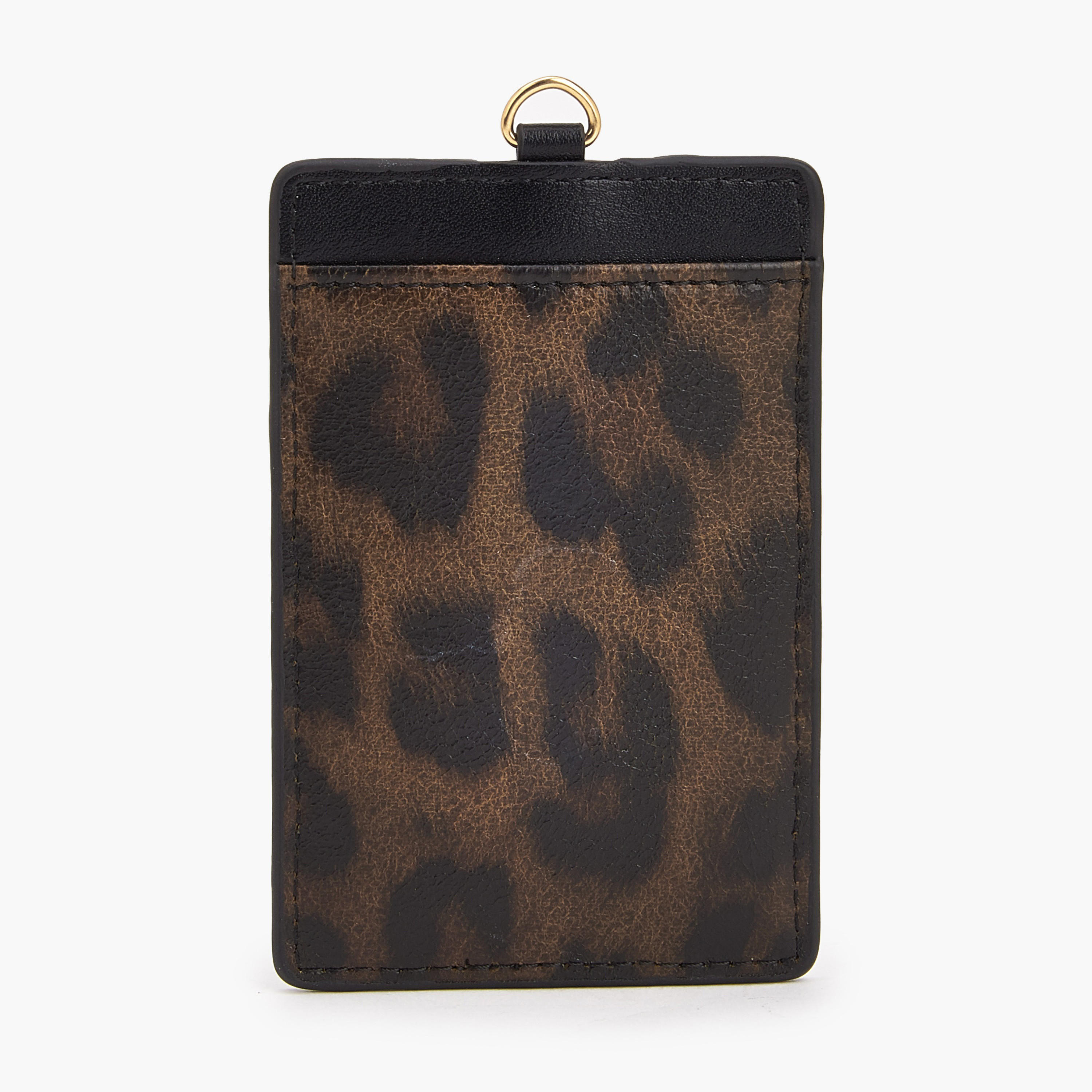 Celeste Animal Print Card Holder with Chain Strap-women-bagsandwallets-wallets-image-5