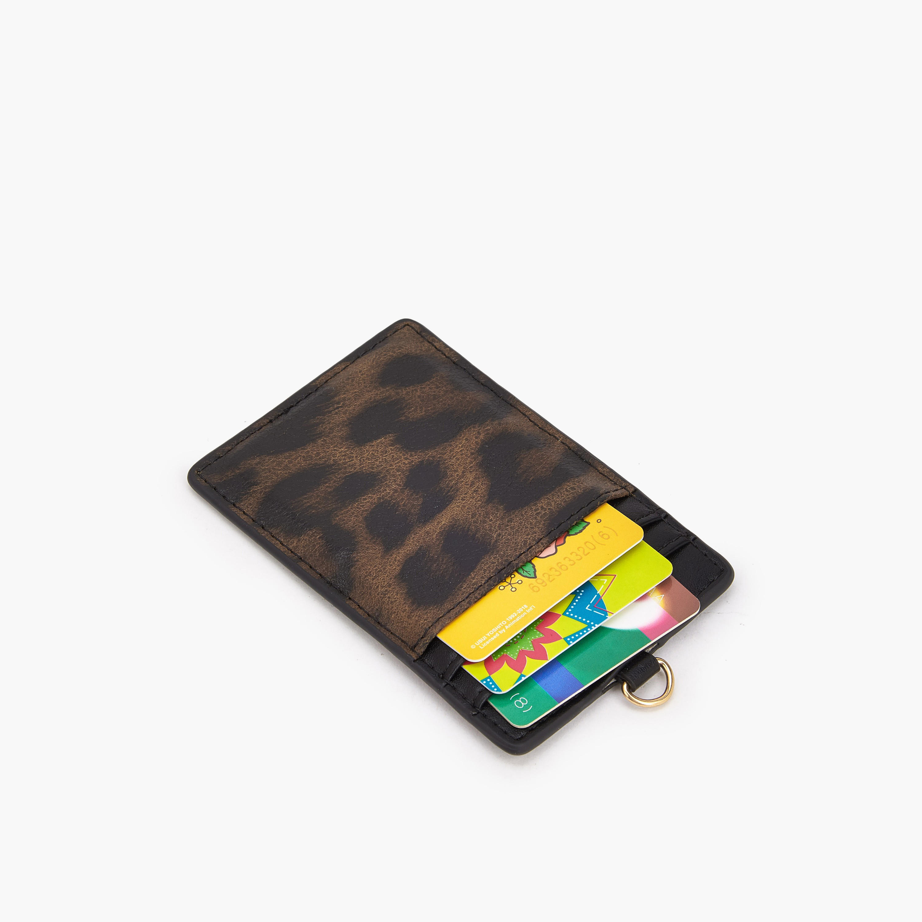Celeste Animal Print Card Holder with Chain Strap-women-bagsandwallets-wallets-image-7