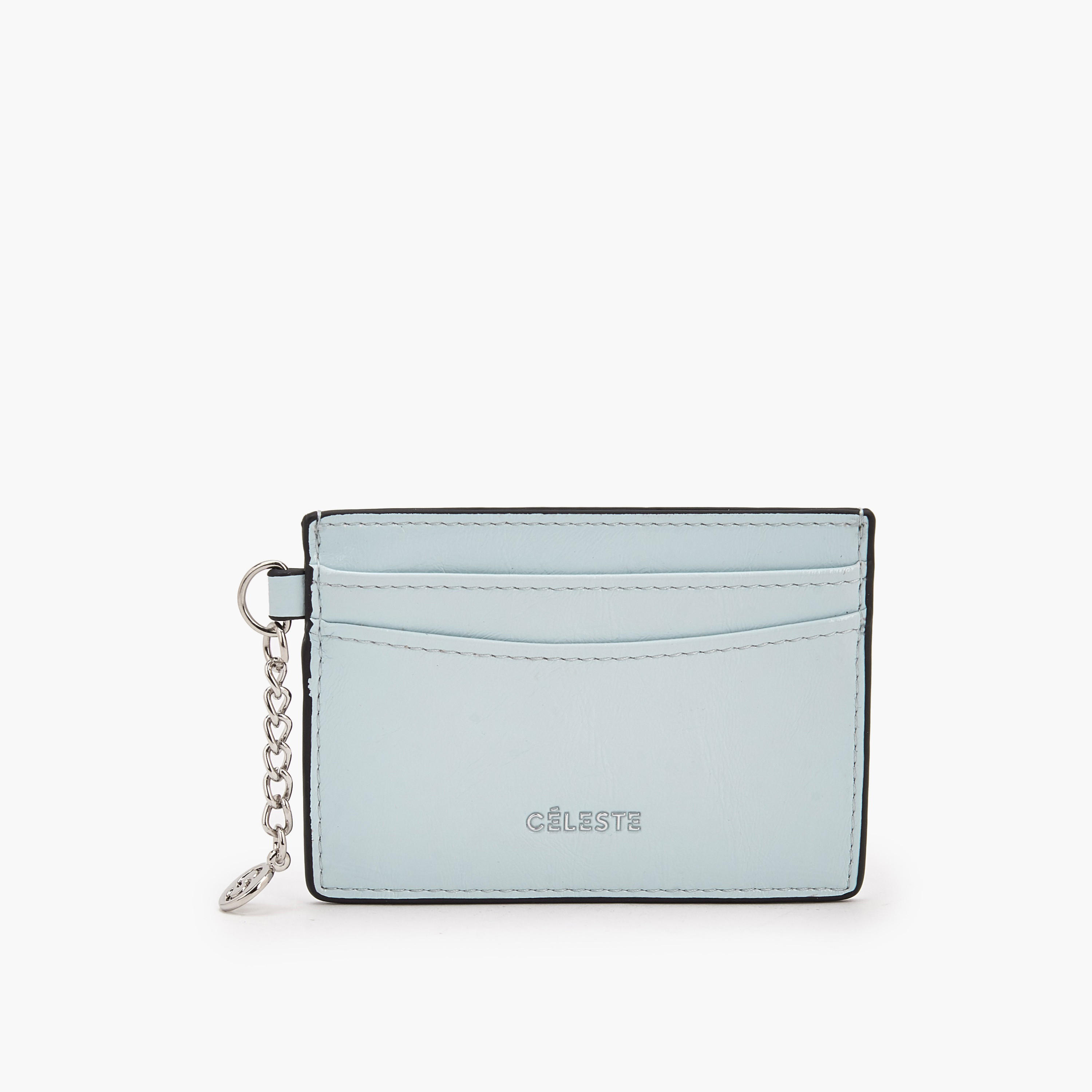 Celeste Solid Card Holder with Charm-women-bagsandwallets-wallets-image-1