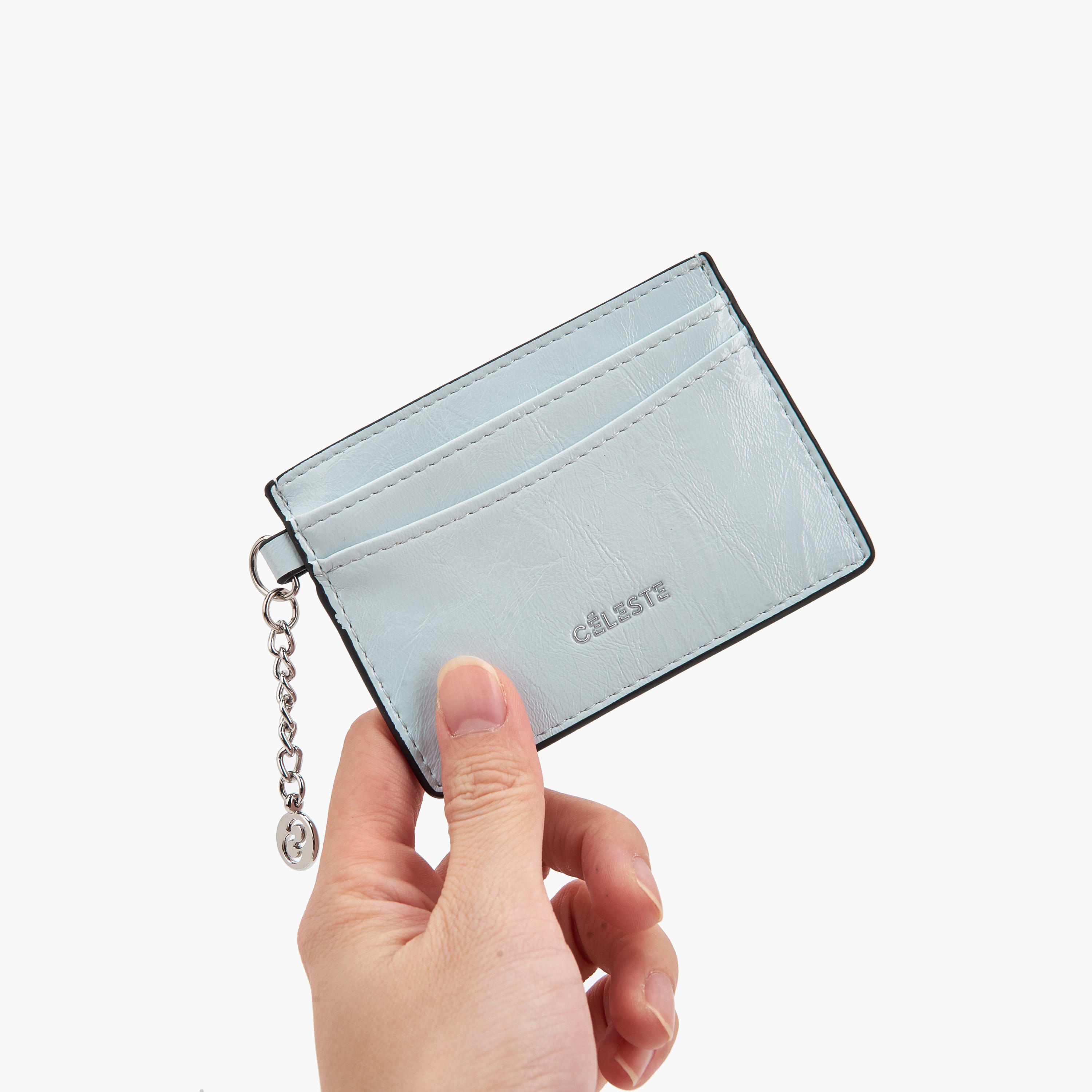 Celeste Solid Card Holder with Charm-women-bagsandwallets-wallets-image-6