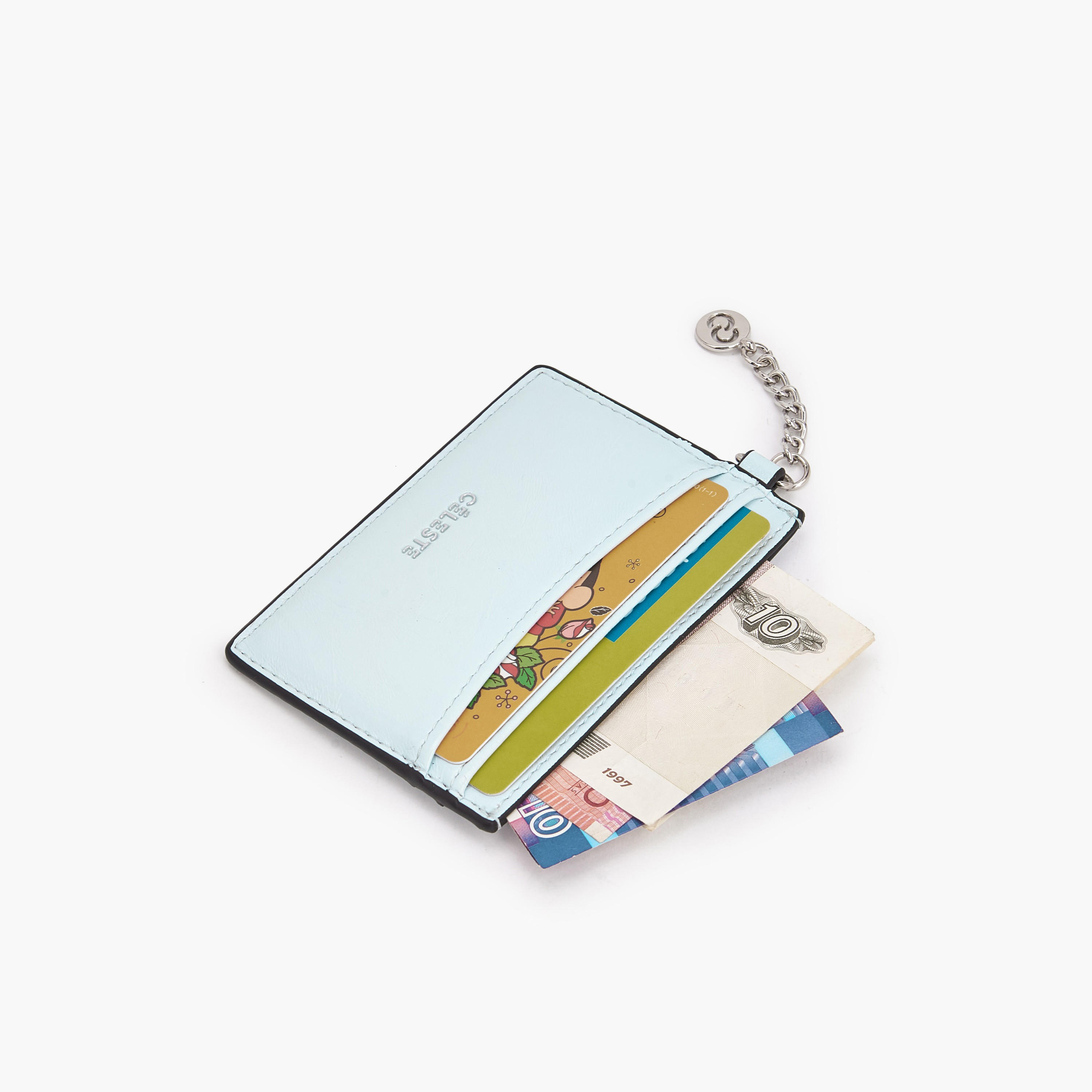 Celeste Solid Card Holder with Charm-women-bagsandwallets-wallets-image-7