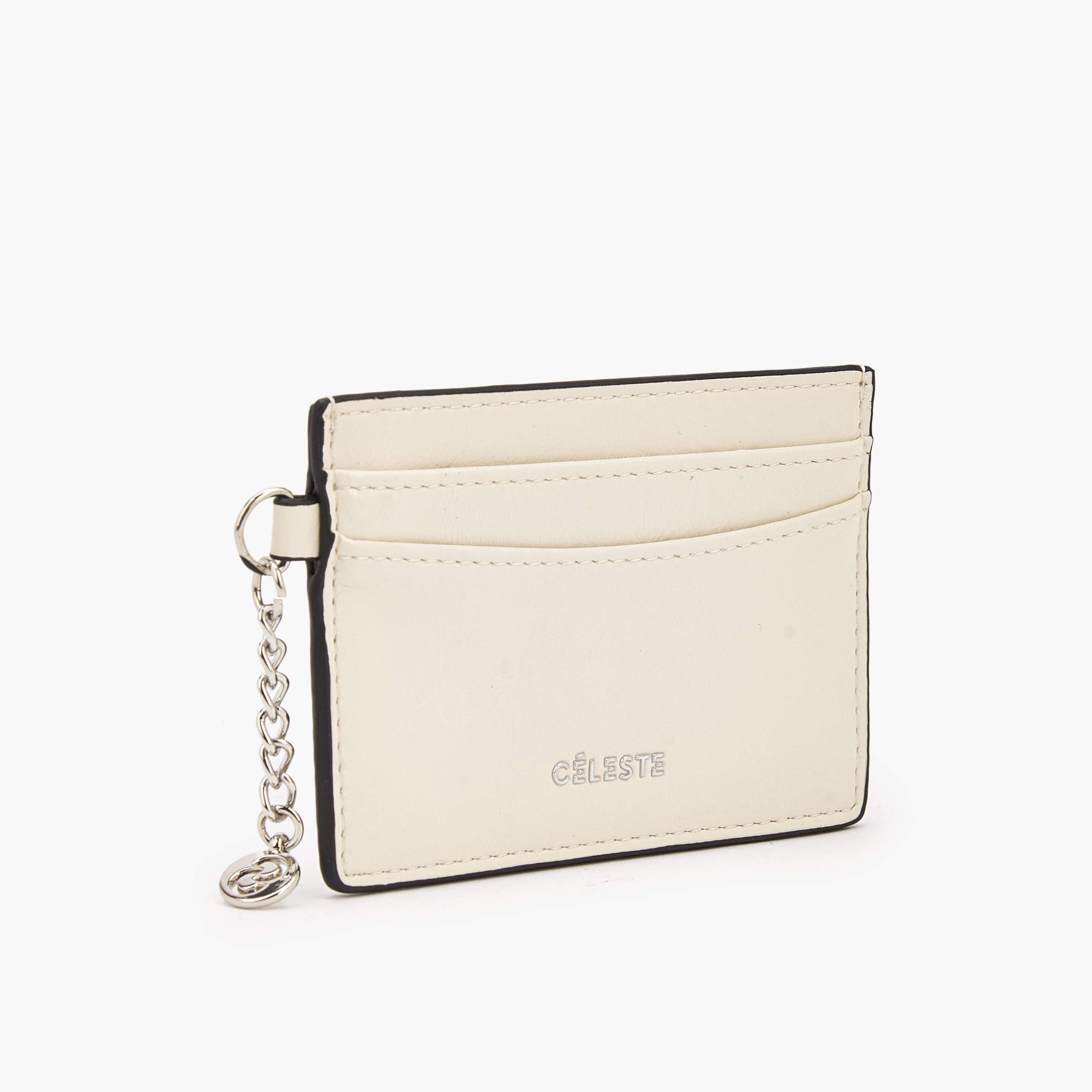 Celeste Solid Card Holder with Charm-women-bagsandwallets-wallets-image-2