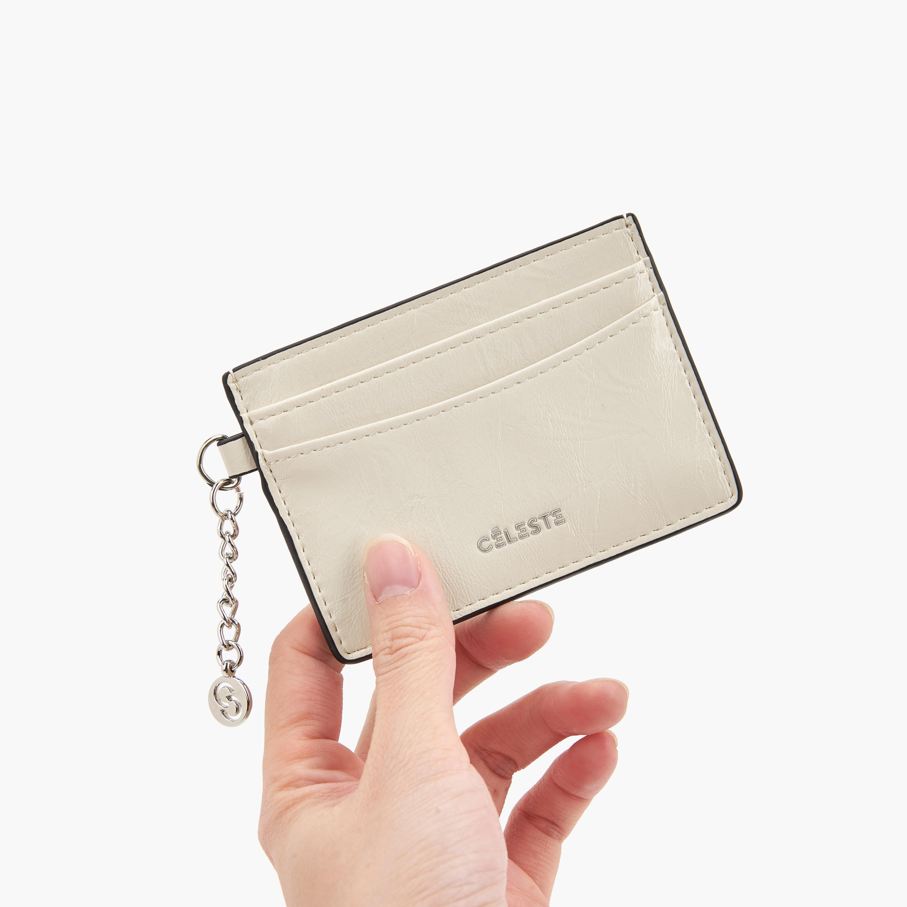 Celeste Solid Card Holder with Charm-women-bagsandwallets-wallets-image-5