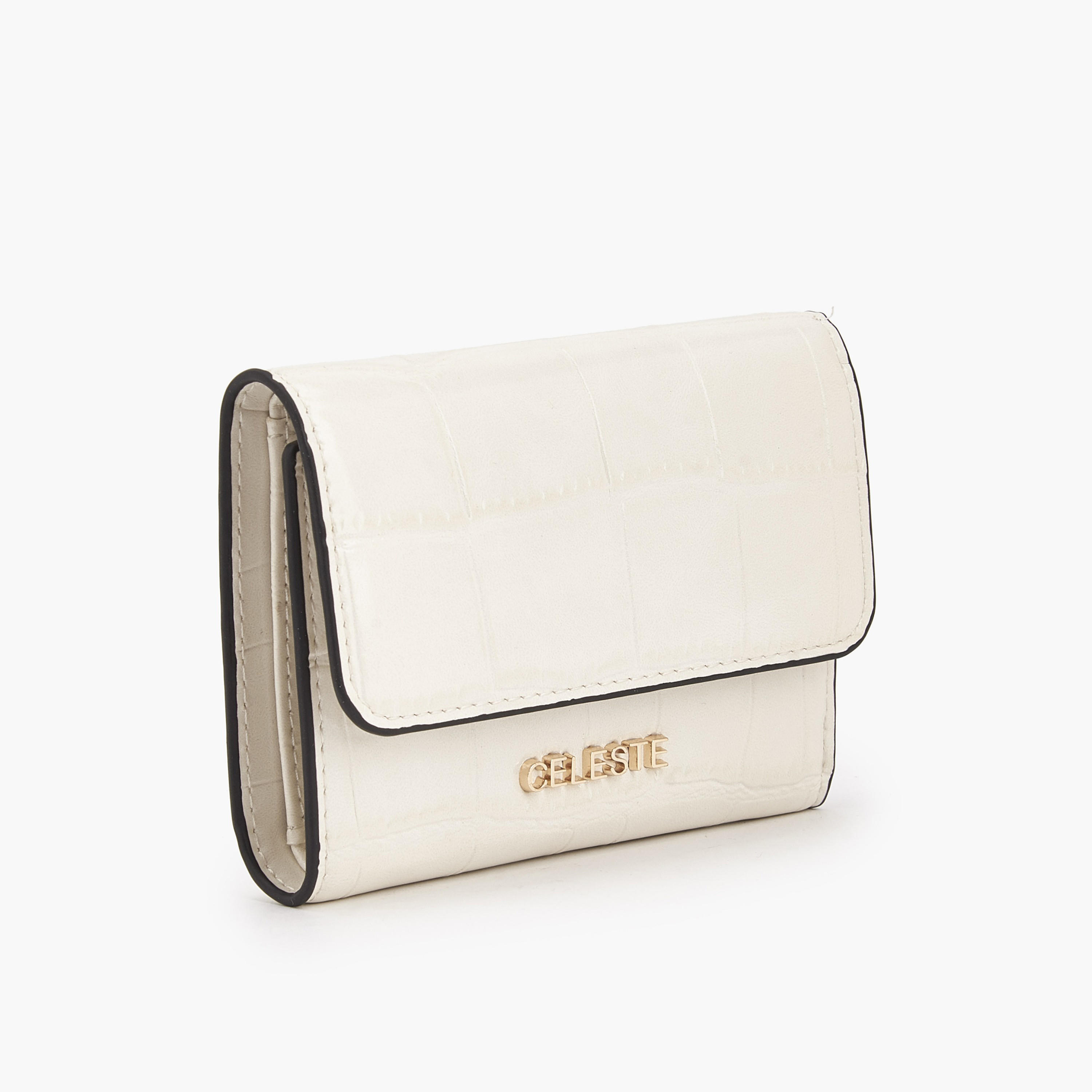 Celeste Textured Wallet with Button Closure-women-bagsandwallets-wallets-image-2
