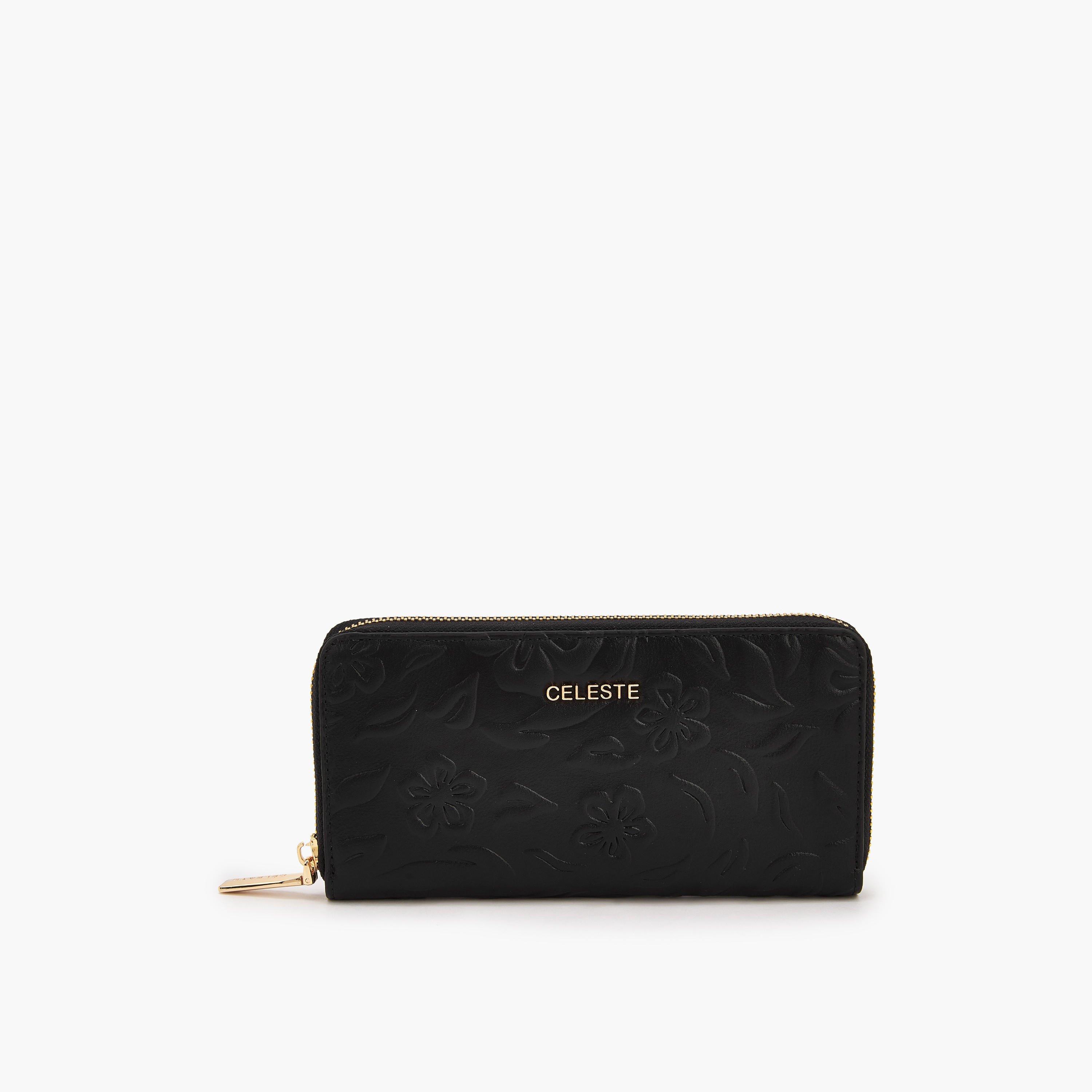 Celeste Floral Embossed Zip Around Wallet-women-bagsandwallets-wallets-image-1
