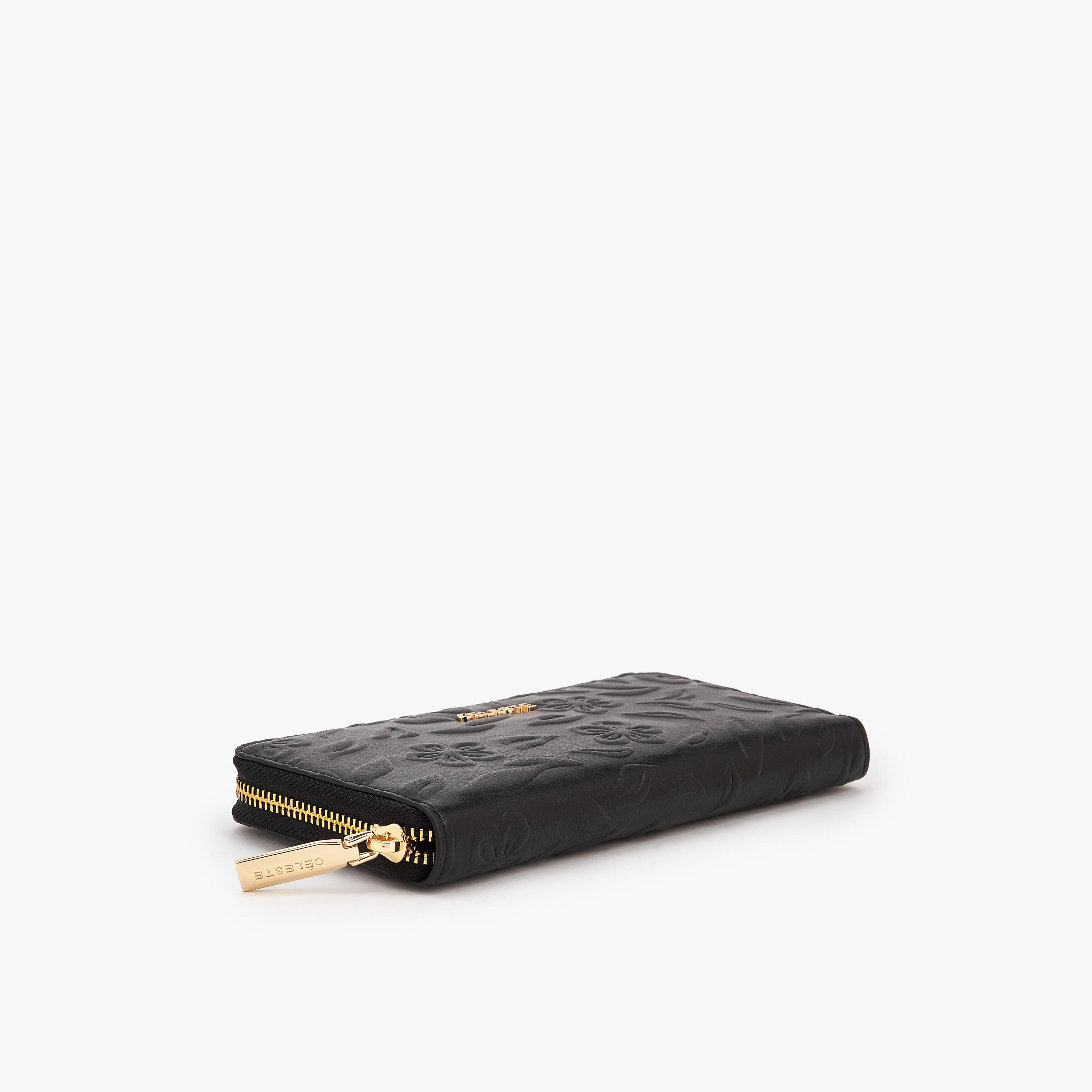 Celeste Floral Embossed Zip Around Wallet-women-bagsandwallets-wallets-image-4