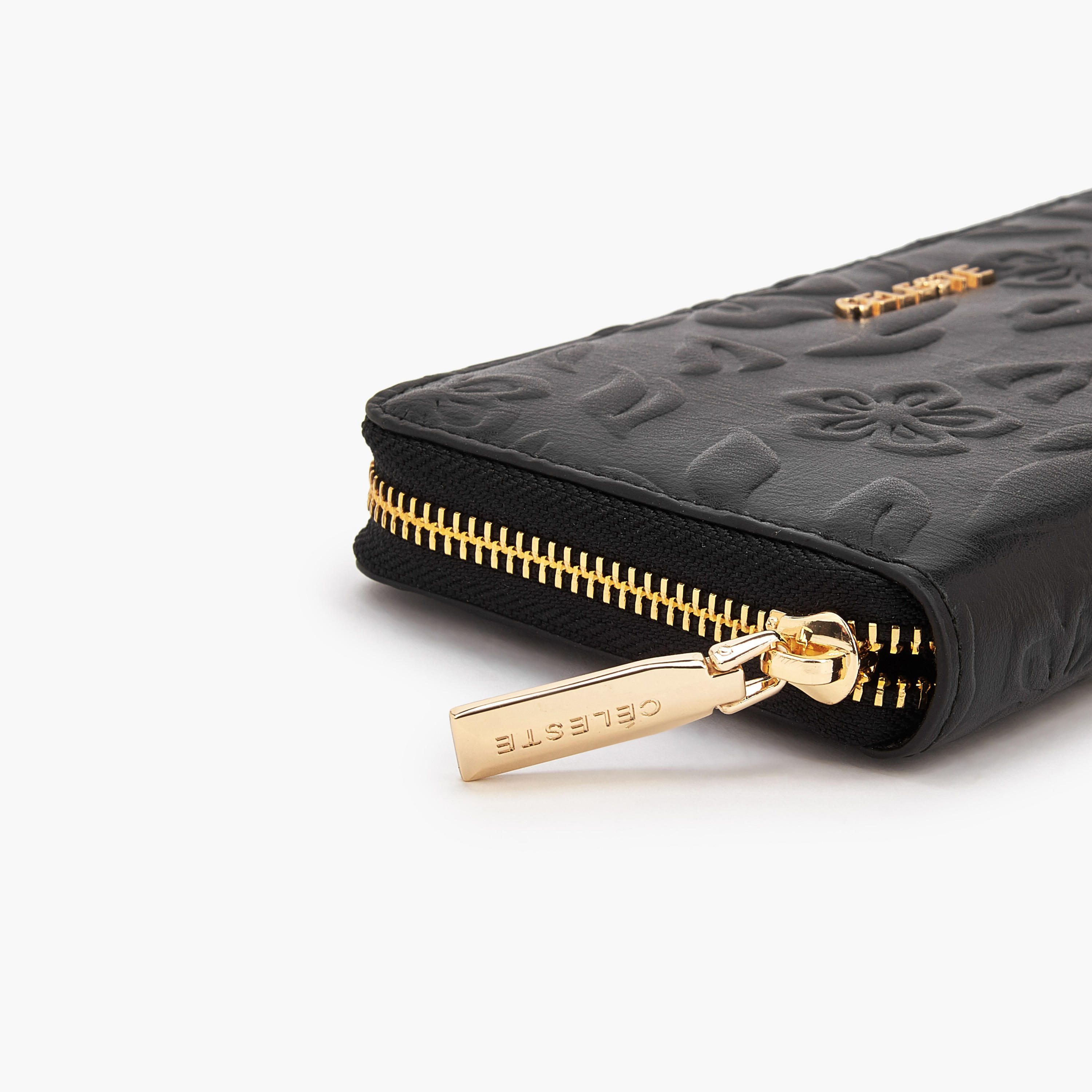 Celeste Floral Embossed Zip Around Wallet-women-bagsandwallets-wallets-image-5