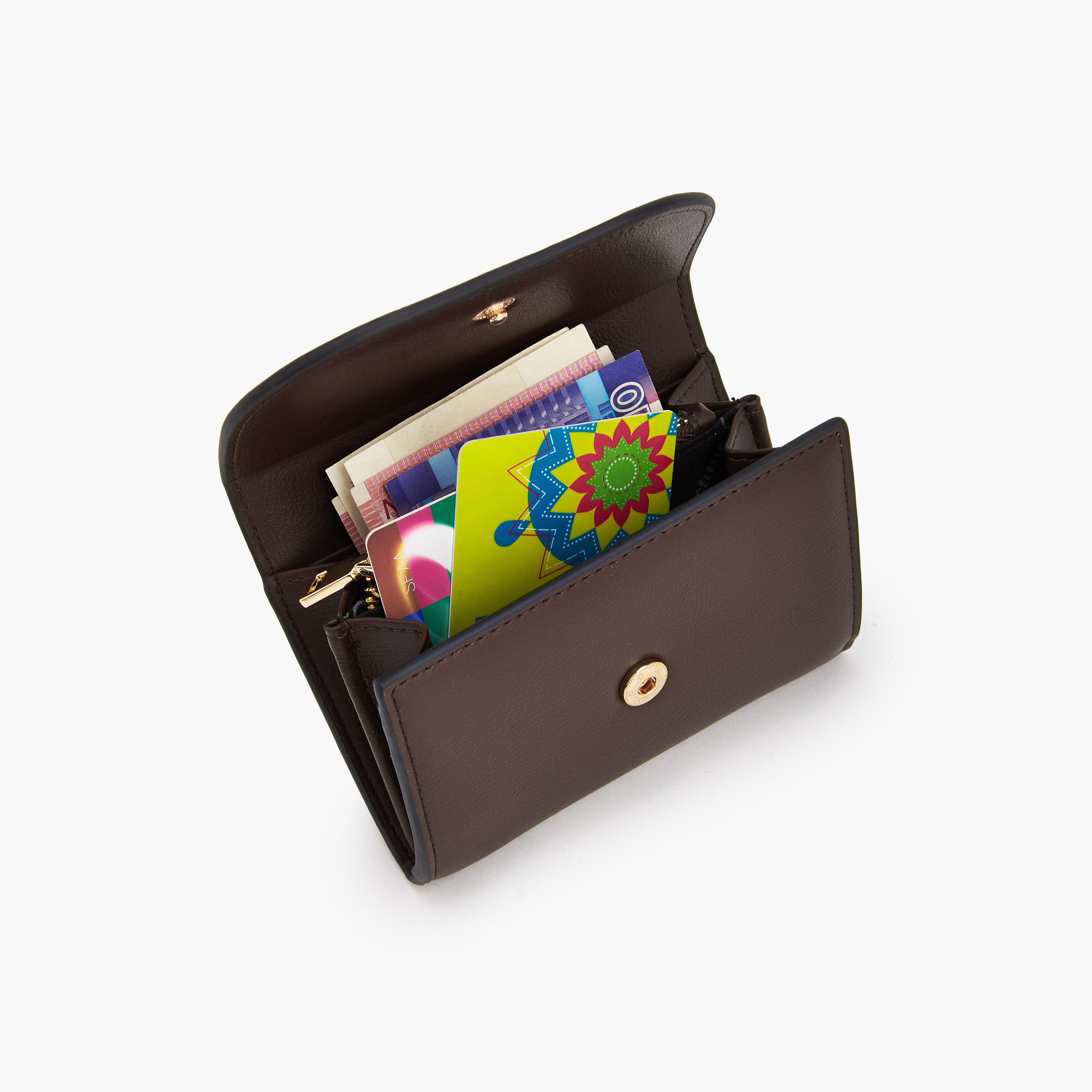 Celeste Solid Wallet with Button Closure-women-bagsandwallets-wallets-image-7