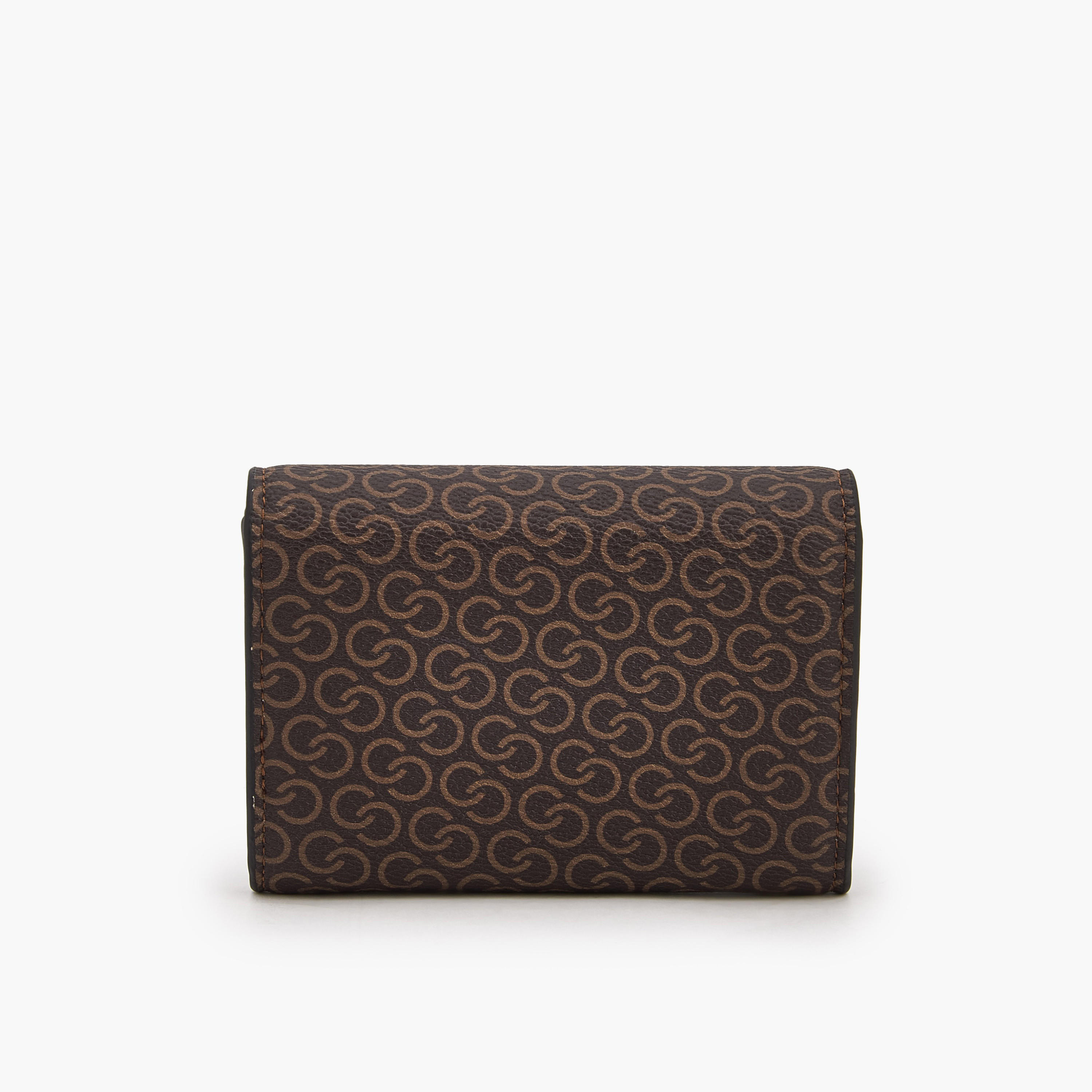Celeste Monogram Print Wallet with Magnetic Snap Button Closure-women-bagsandwallets-wallets-image-4