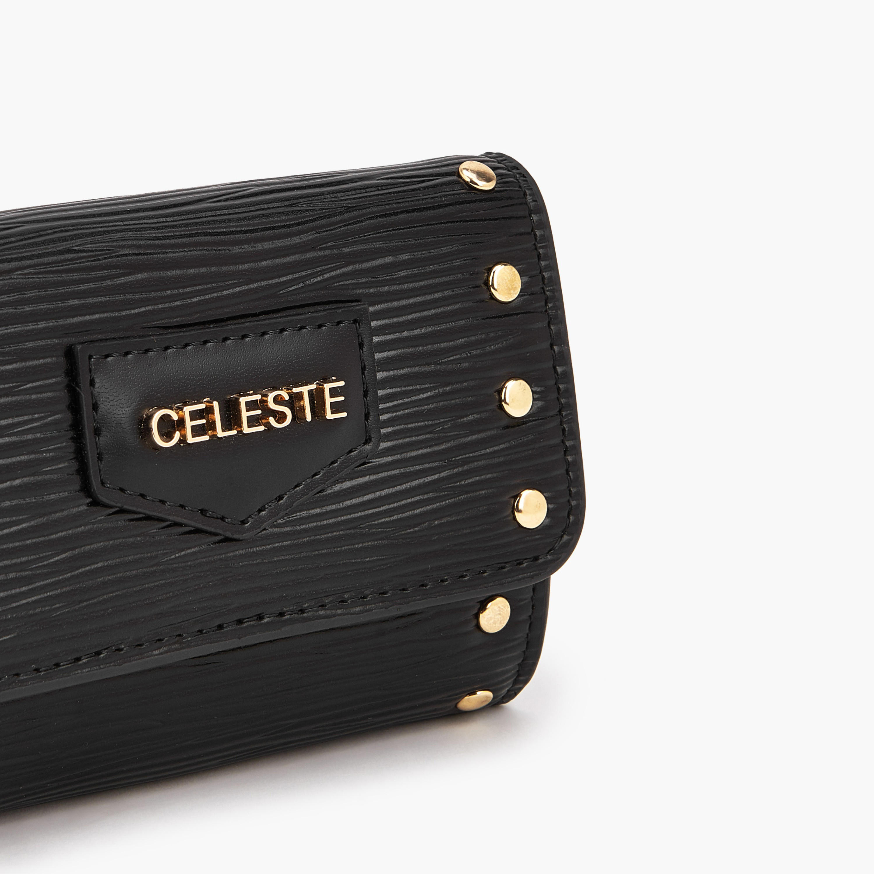 Celeste Stud Embellished Wallet with Button Closure-women-bagsandwallets-wallets-image-3
