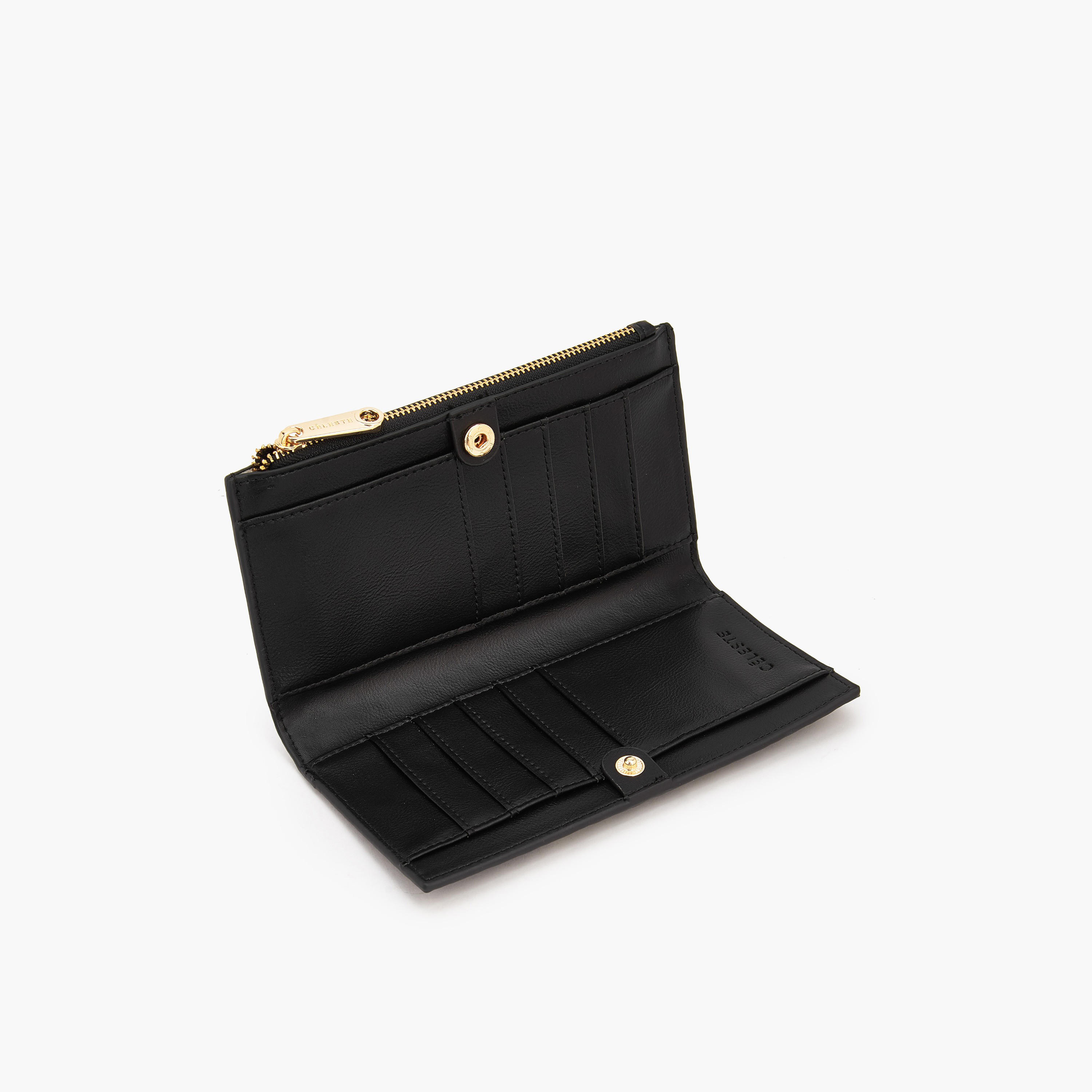 Celeste Monogram Embossed Wallet with Button Closure-women-bagsandwallets-wallets-image-6