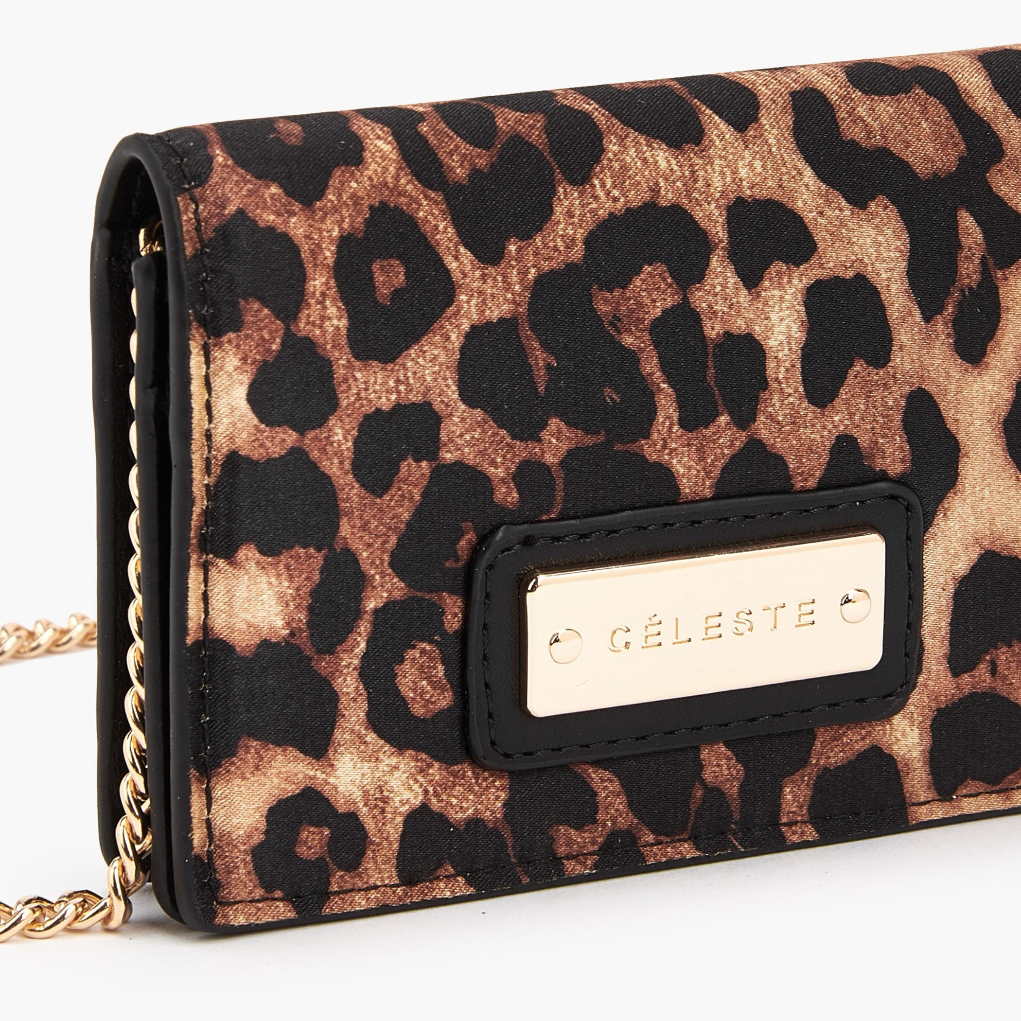 شنطة كروس بودي بطبعات جلد الحيوان وحزام سلسلة من سيليست-women-bagsandwallets-handbags-image-4