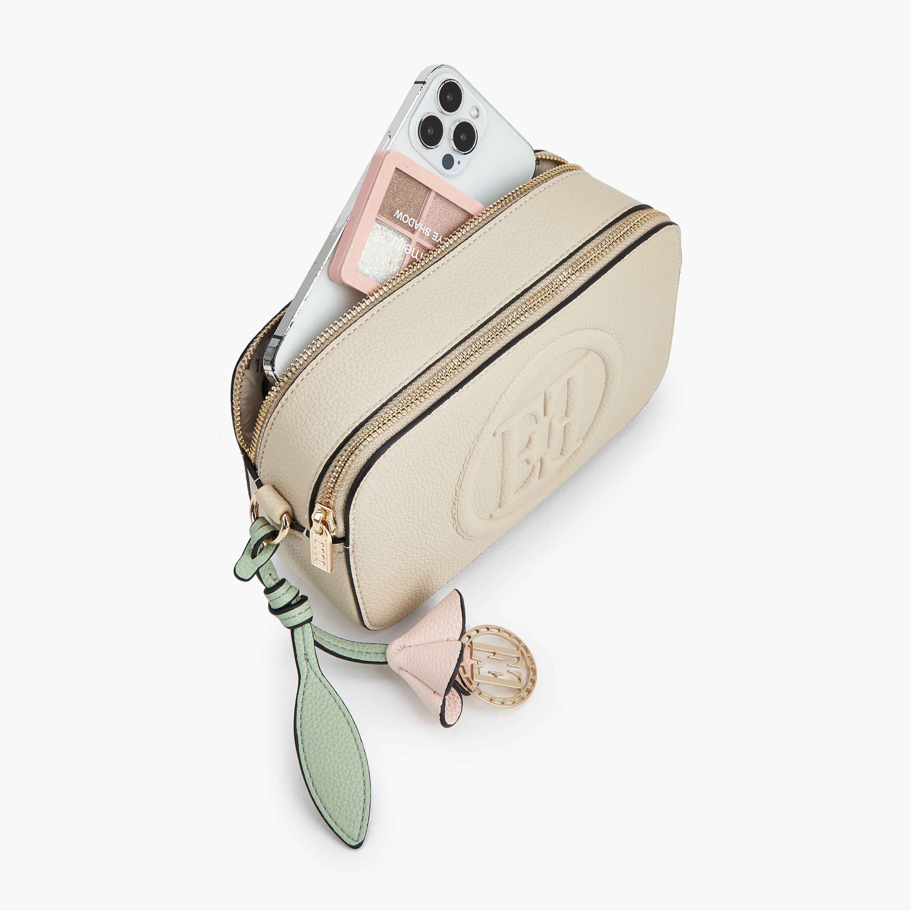 Elle Monogram Embossed Crossbody Bag with Chain Strap-women-bagsandwallets-handbags-image-8