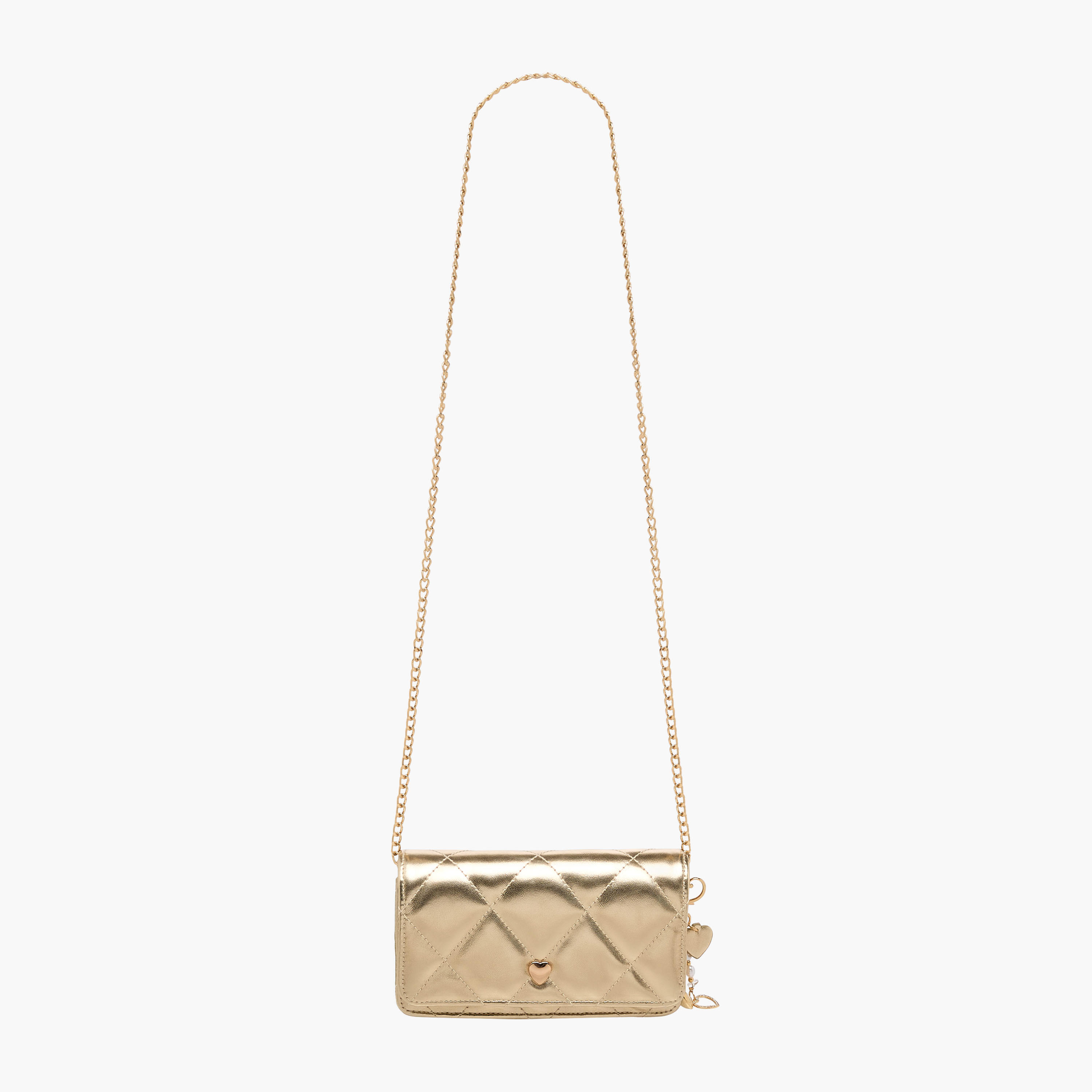 Little Missy Quilted Crossbody Bag with Chain Strap-girls-accessories-bags-image-2