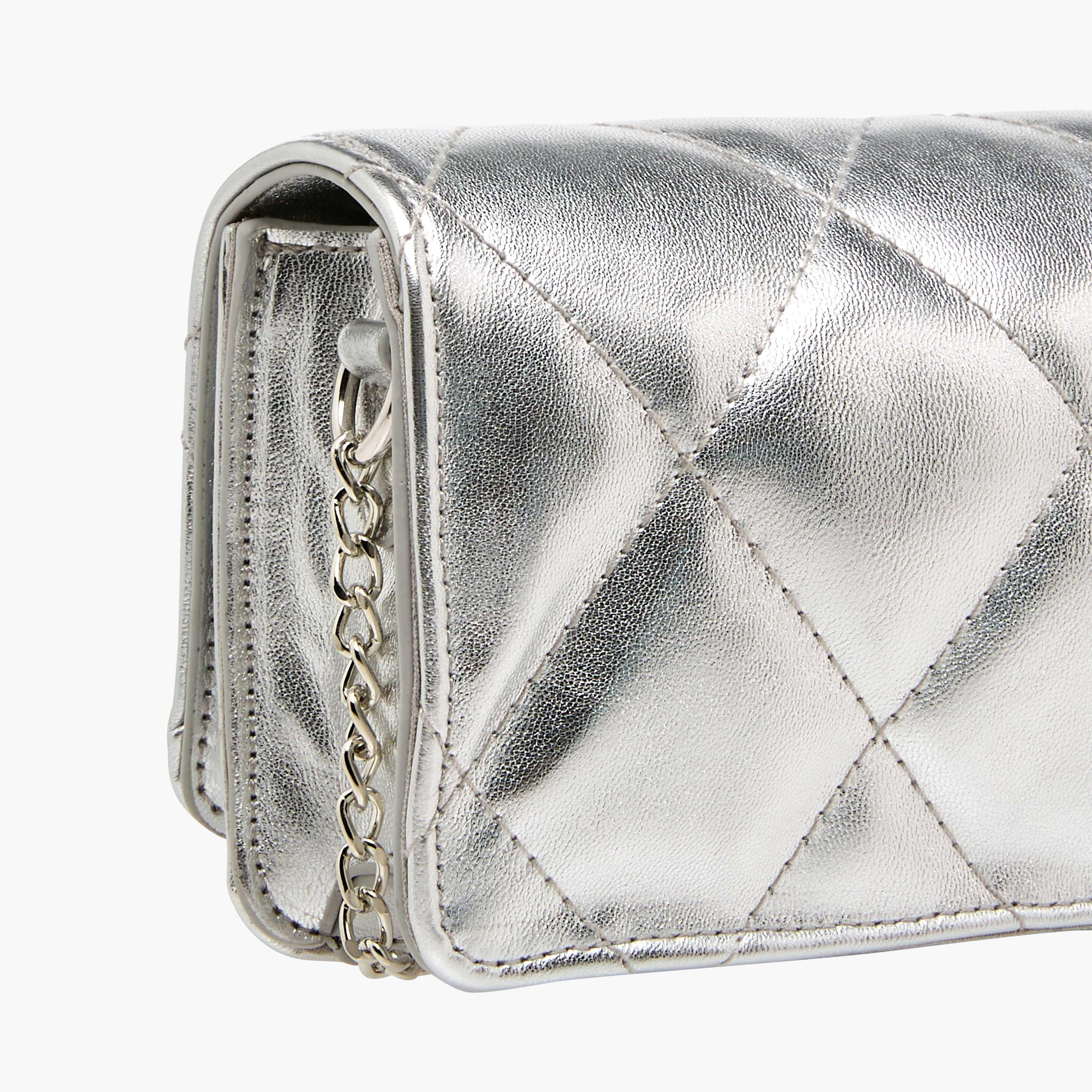 Little Missy Quilted Crossbody Bag with Chain Strap-girls-accessories-bags-image-6