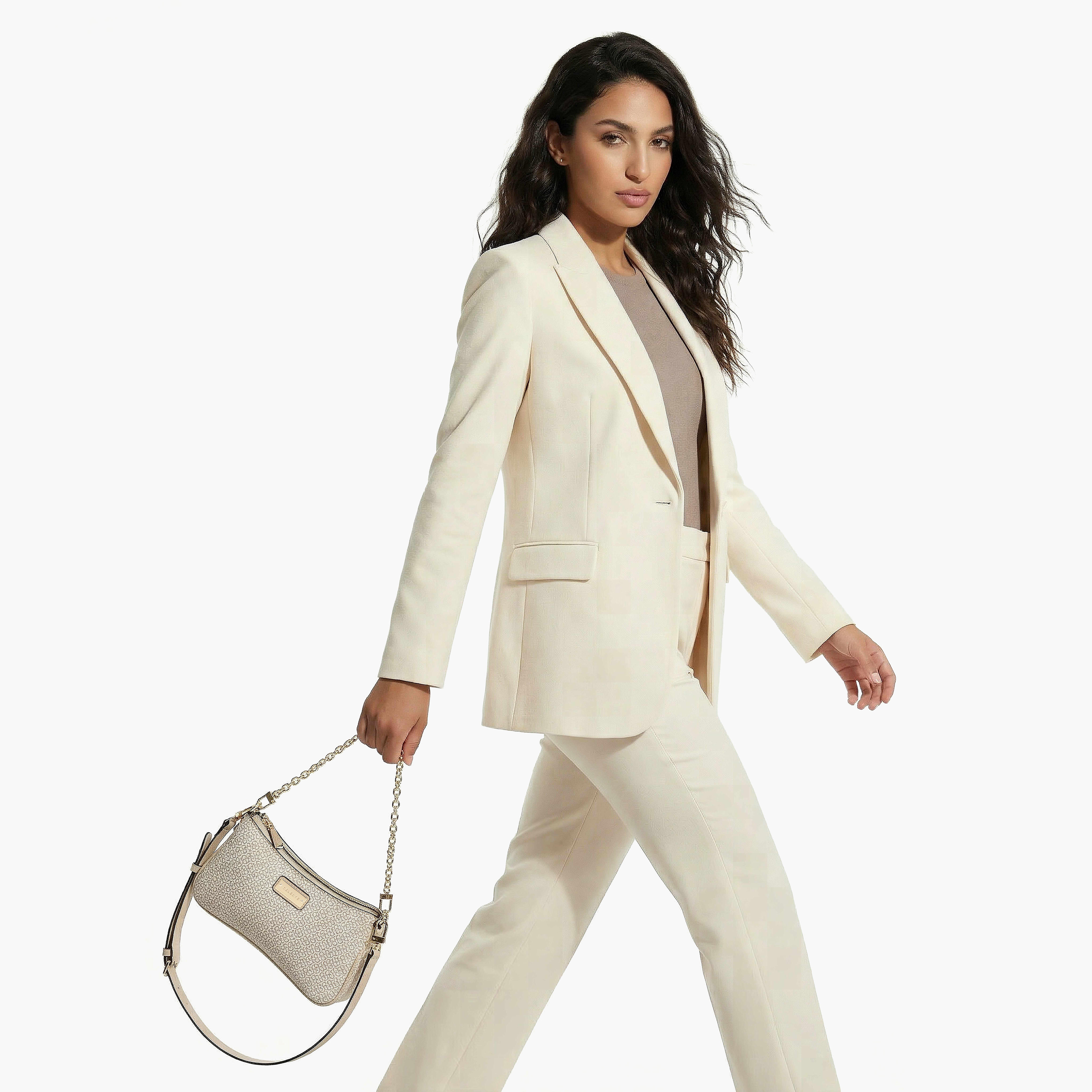 Celeste Monogram Print Crossbody Bag with Zip Closure-women-bagsandwallets-handbags-image-2