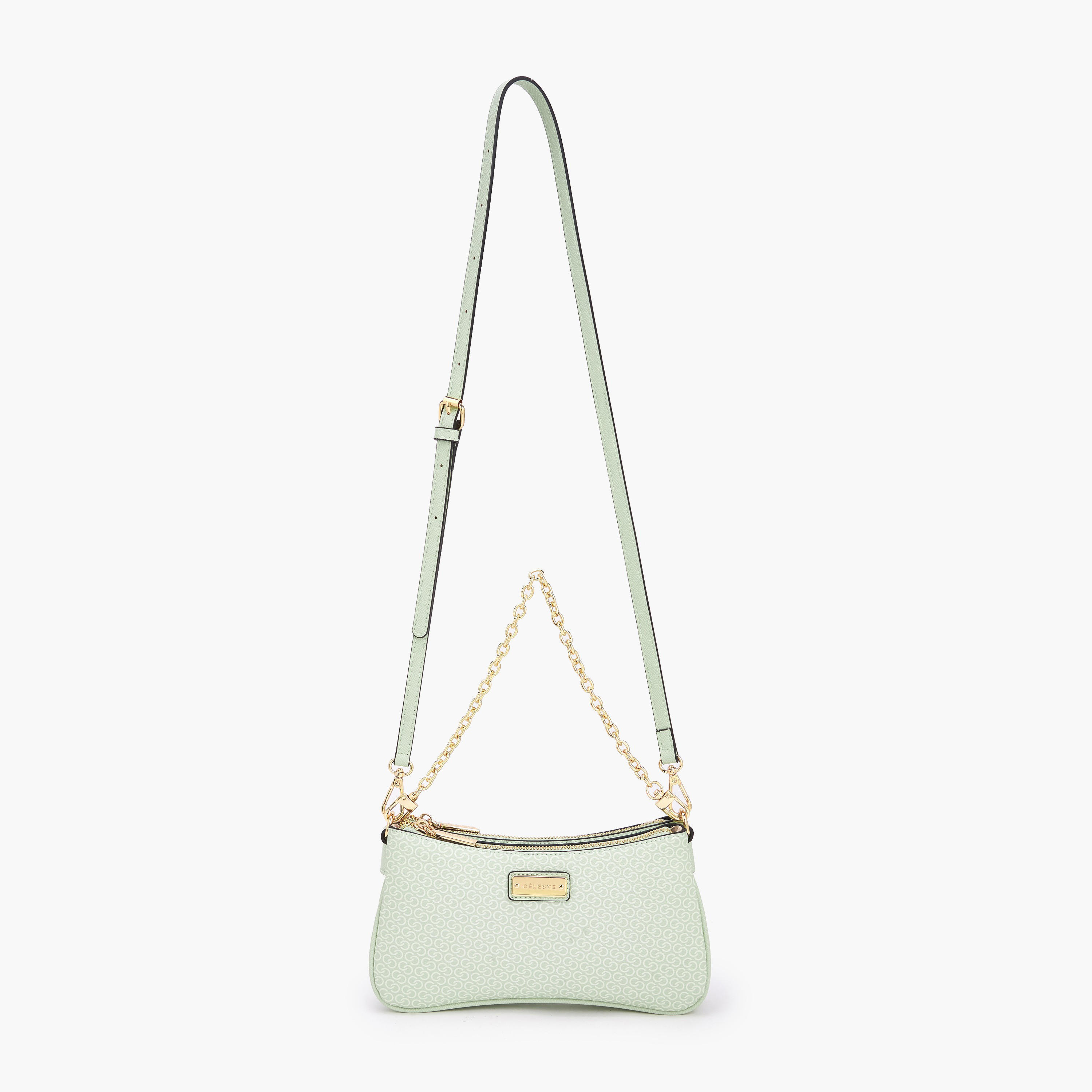 Celeste Monogram Print Crossbody Bag with Zip Closure-women-bagsandwallets-handbags-image-3