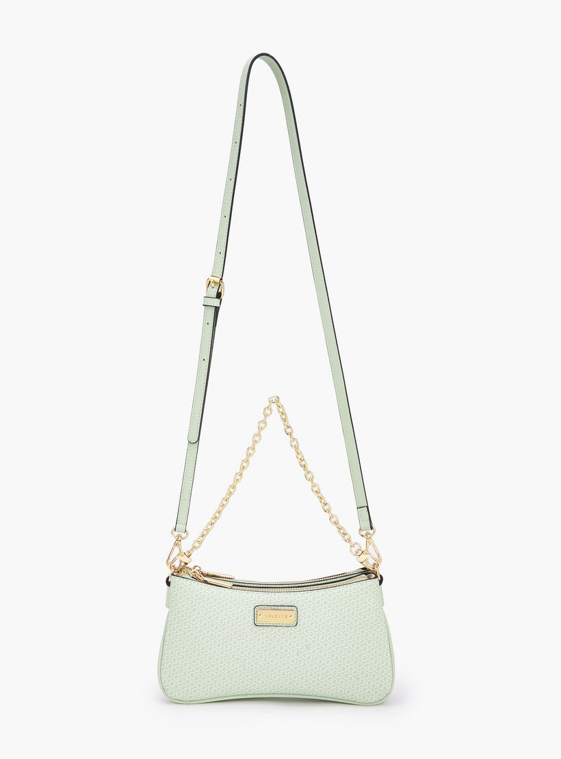 شنطة كروس بودي بطبعات مونوجرام وسحاب إغلاق من سيليست-women-bagsandwallets-handbags-image-3