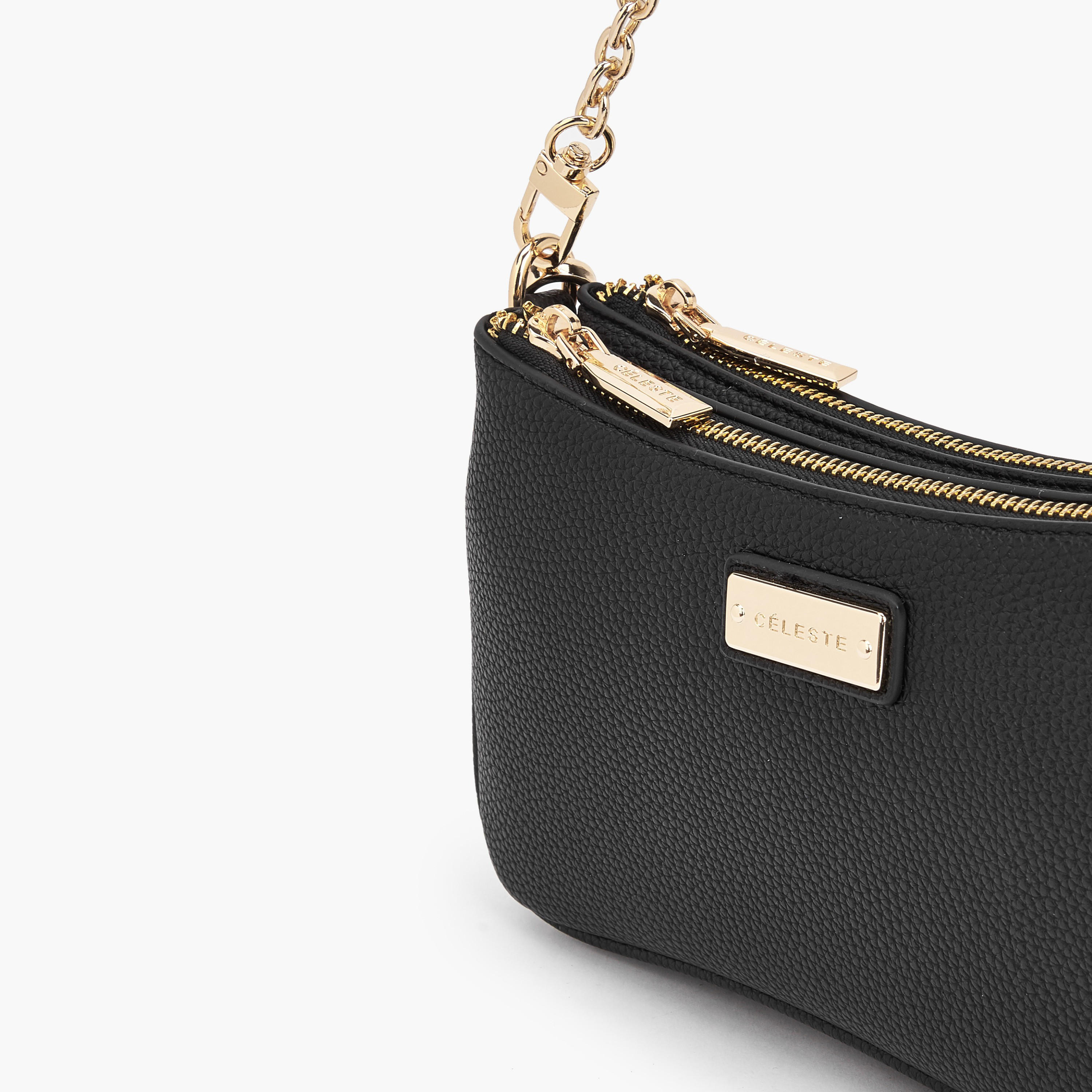 Celeste Textured Crossbody Bag with Zip Closure-women-bagsandwallets-handbags-image-6