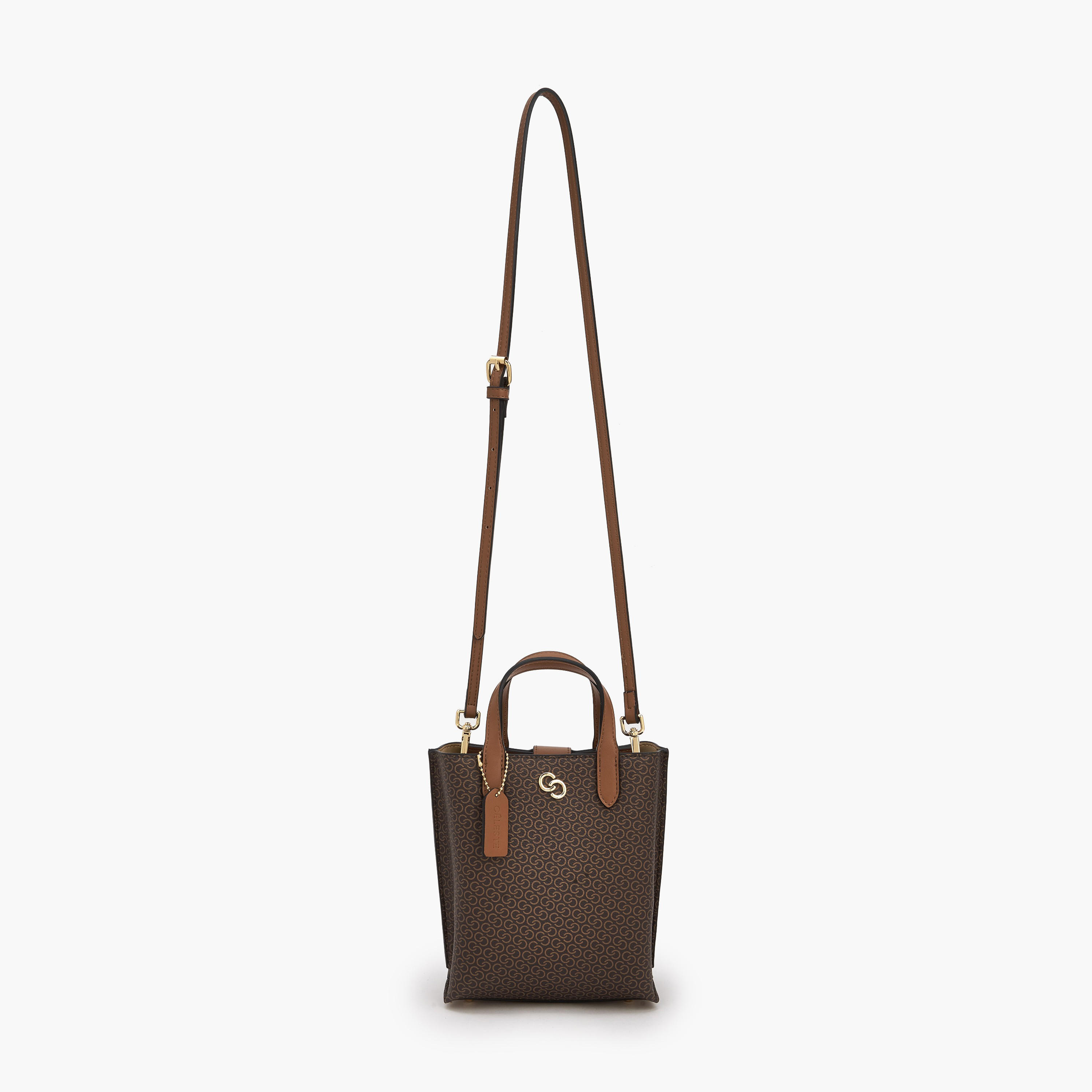 شنطة توتي بمقابض مزدوجة وطبعات مونوجرام من سيليست-women-bagsandwallets-handbags-image-3
