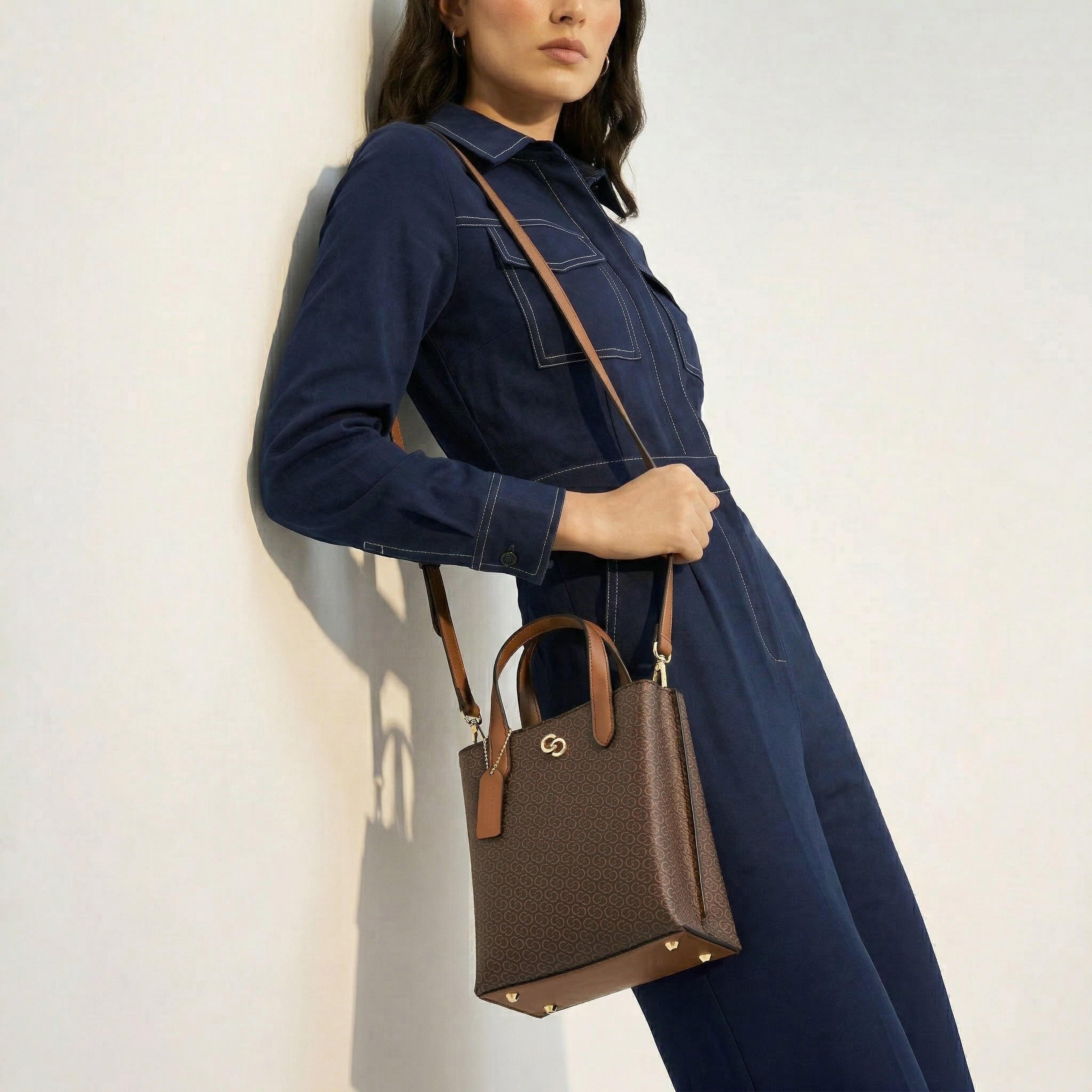 Celeste Monogram Print Tote Bag with Double Handle-women-bagsandwallets-handbags-image-8