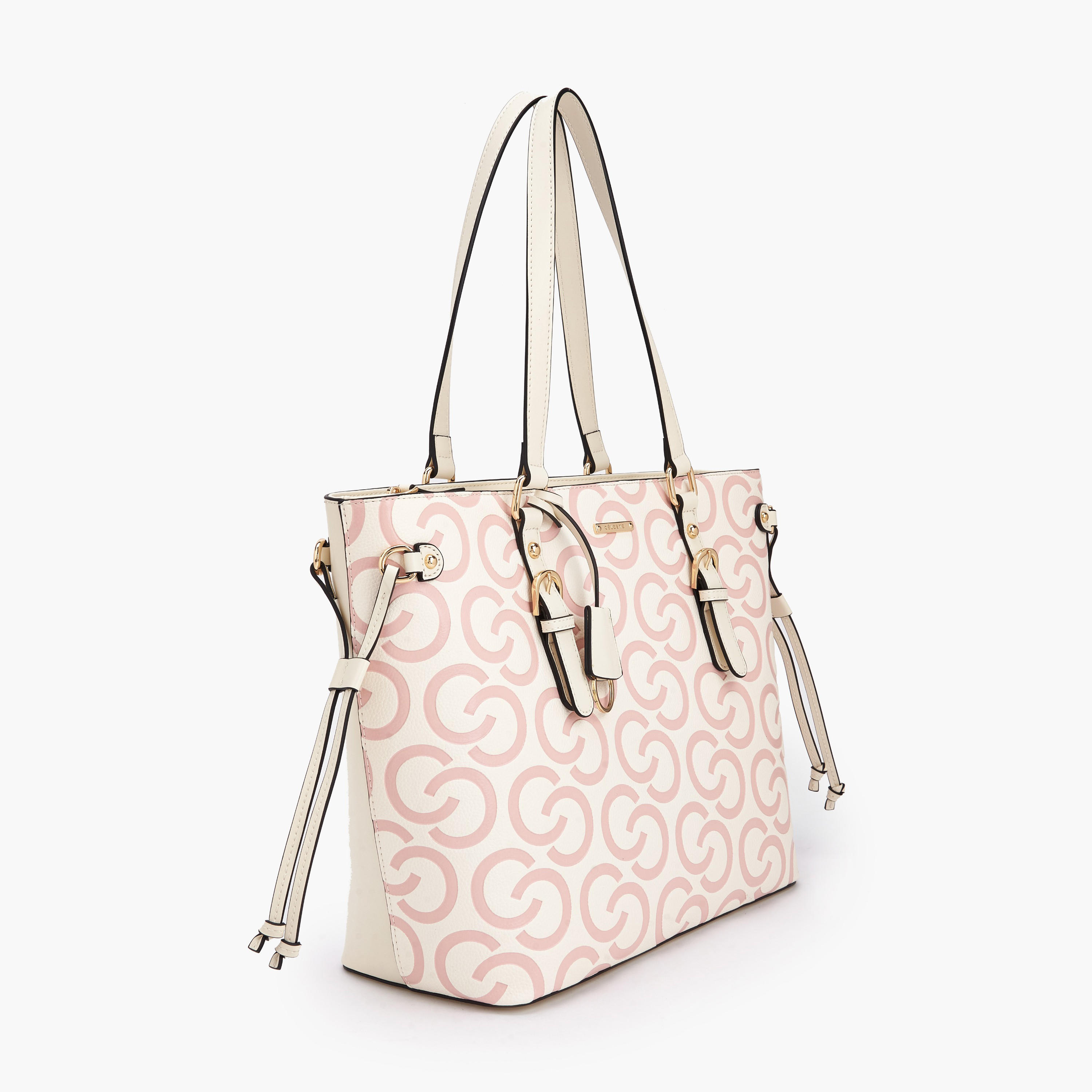 Celeste 4-Piece Tote Bag Set with Monogram Print-women-bagsandwallets-handbags-image-8