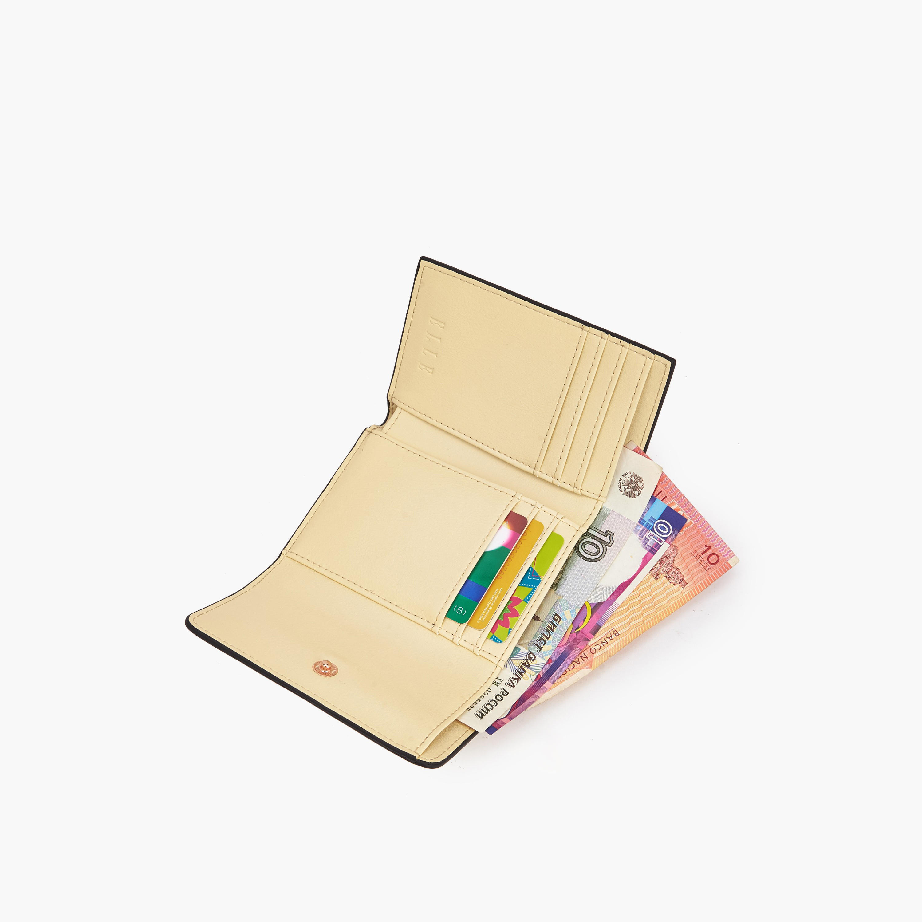 محفظة مثقبة بزر إغلاق كبس من إيل-women-bagsandwallets-wallets-image-1