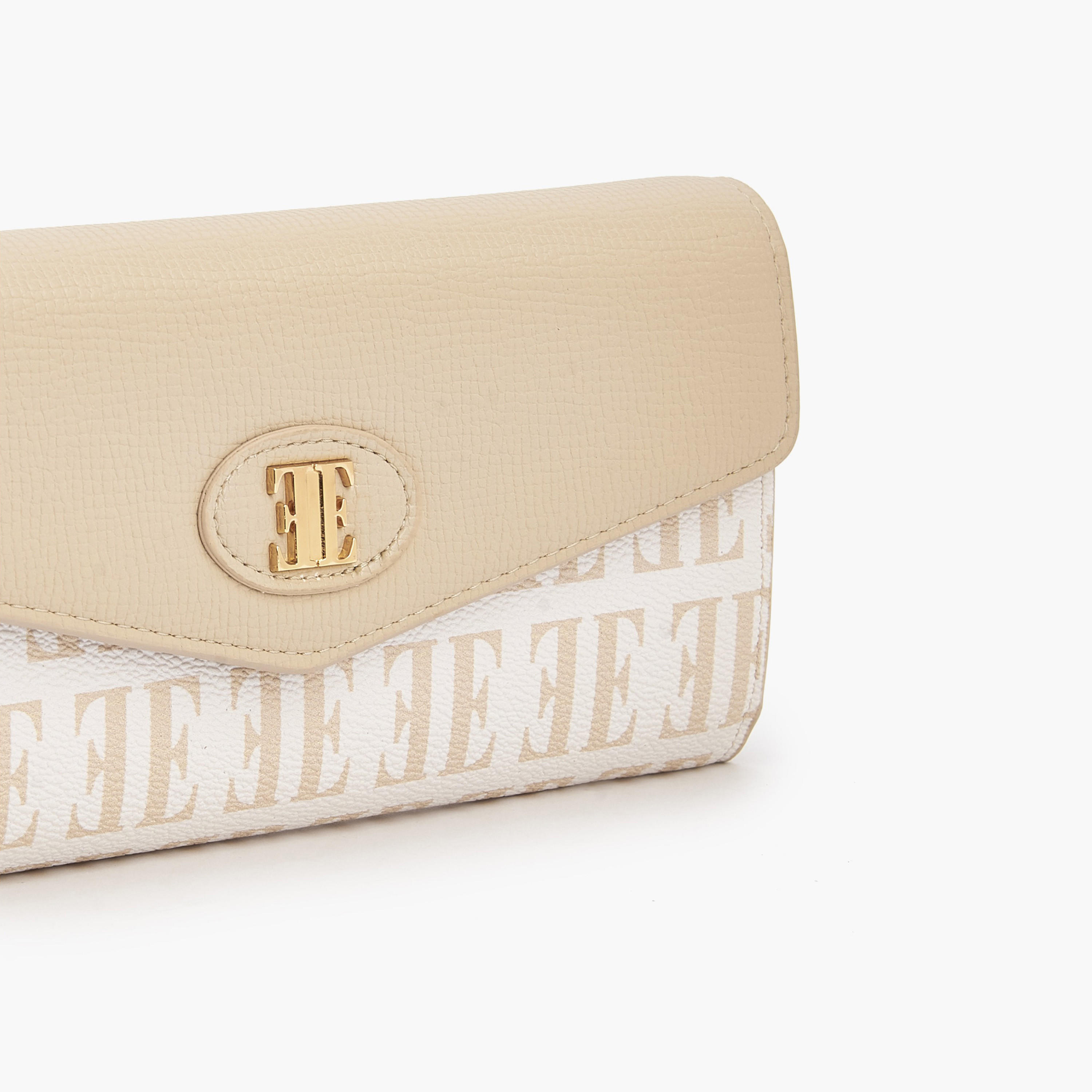 Elle Monogram Print Wallet with Snap Button Closure-women-bagsandwallets-wallets-image-3
