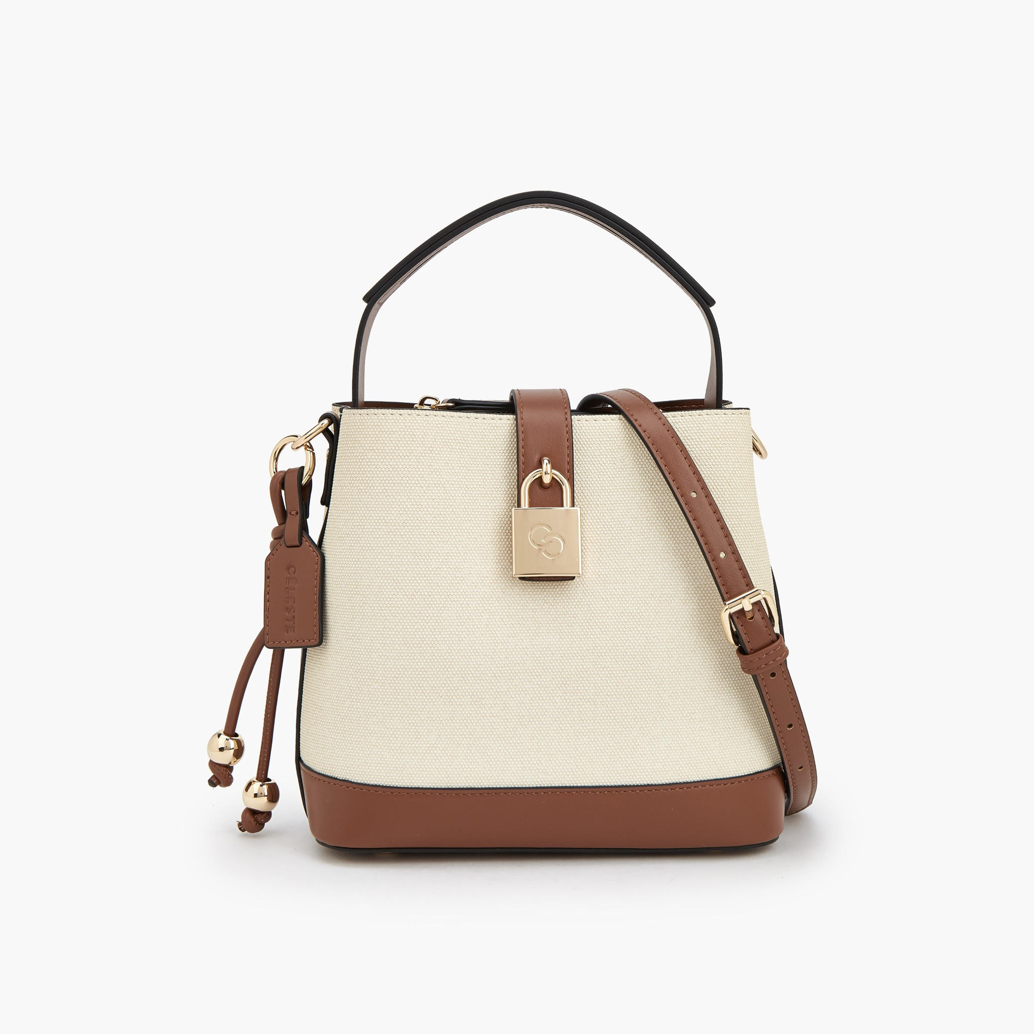 شنطة توتي بارزة الملمس بتفاصيل قفل من سيليست-women-bagsandwallets-handbags-image-1