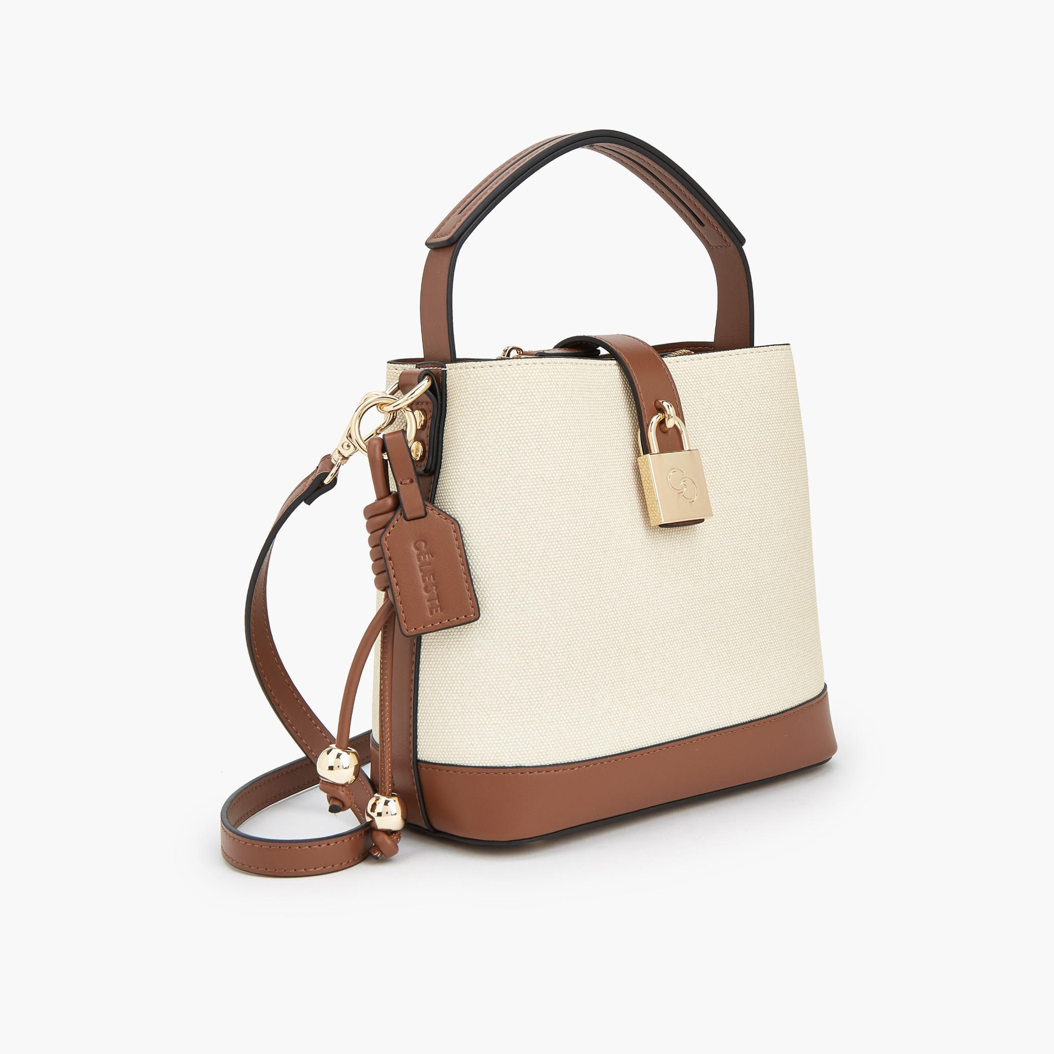 شنطة توتي بارزة الملمس بتفاصيل قفل من سيليست-women-bagsandwallets-handbags-image-4