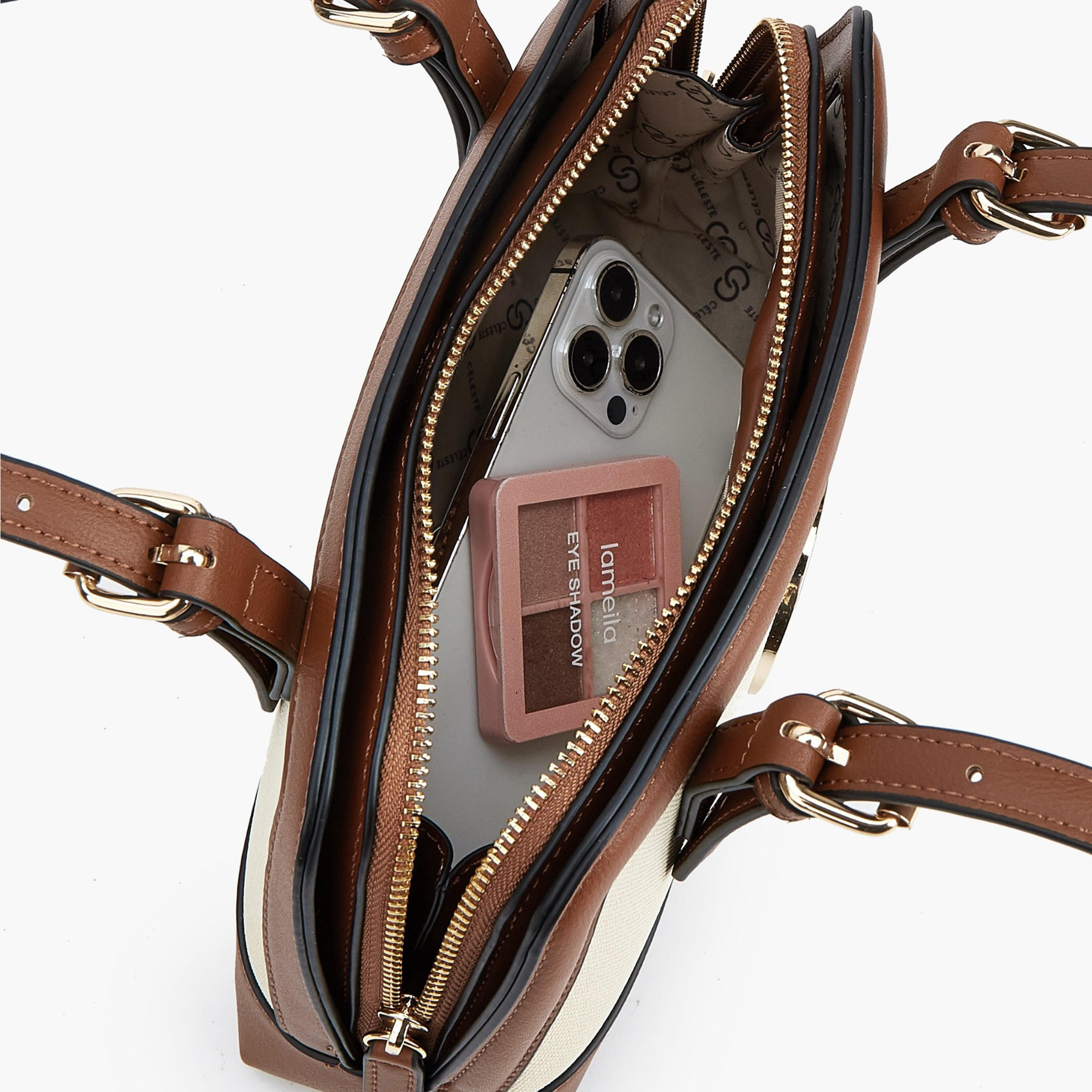 Celeste Textured Tote Bag with Double Handle-women-bagsandwallets-handbags-image-8