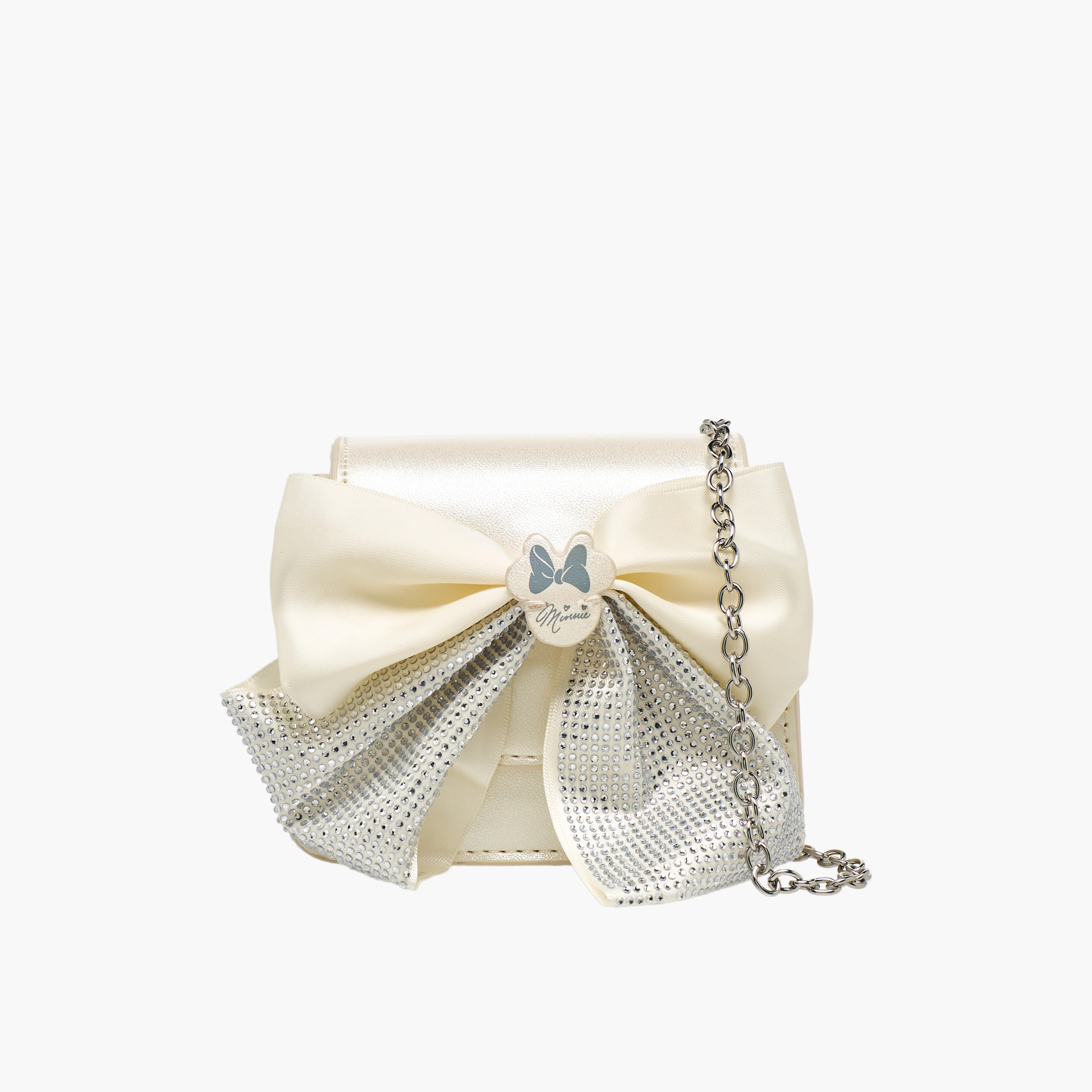 Disney Minnie Mouse Crossbody Bag with Chain Strap-girls-accessories-bags-image-1