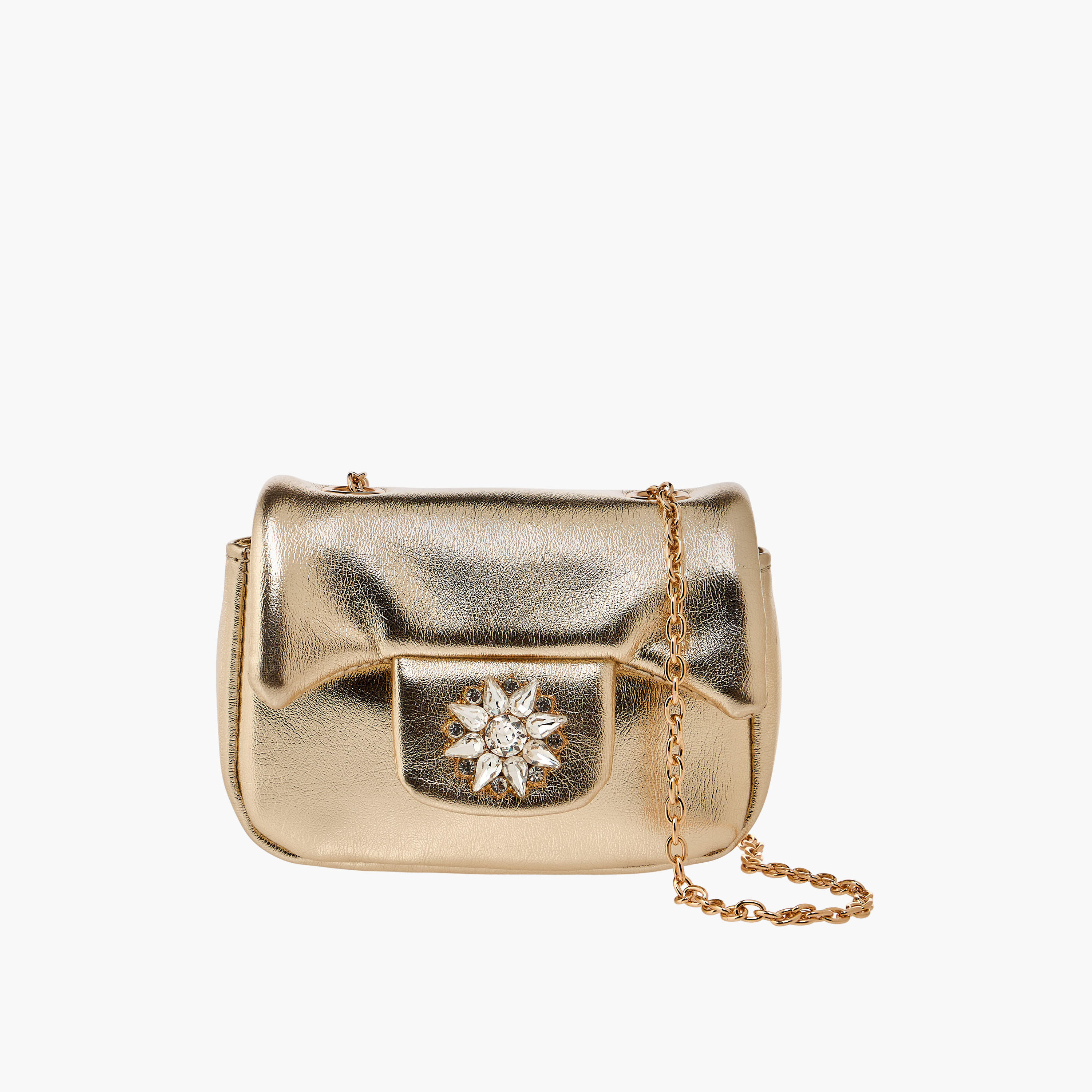 Celeste Embellished Crossbody Bag with Chain Strap-girls-accessories-bags-image-1