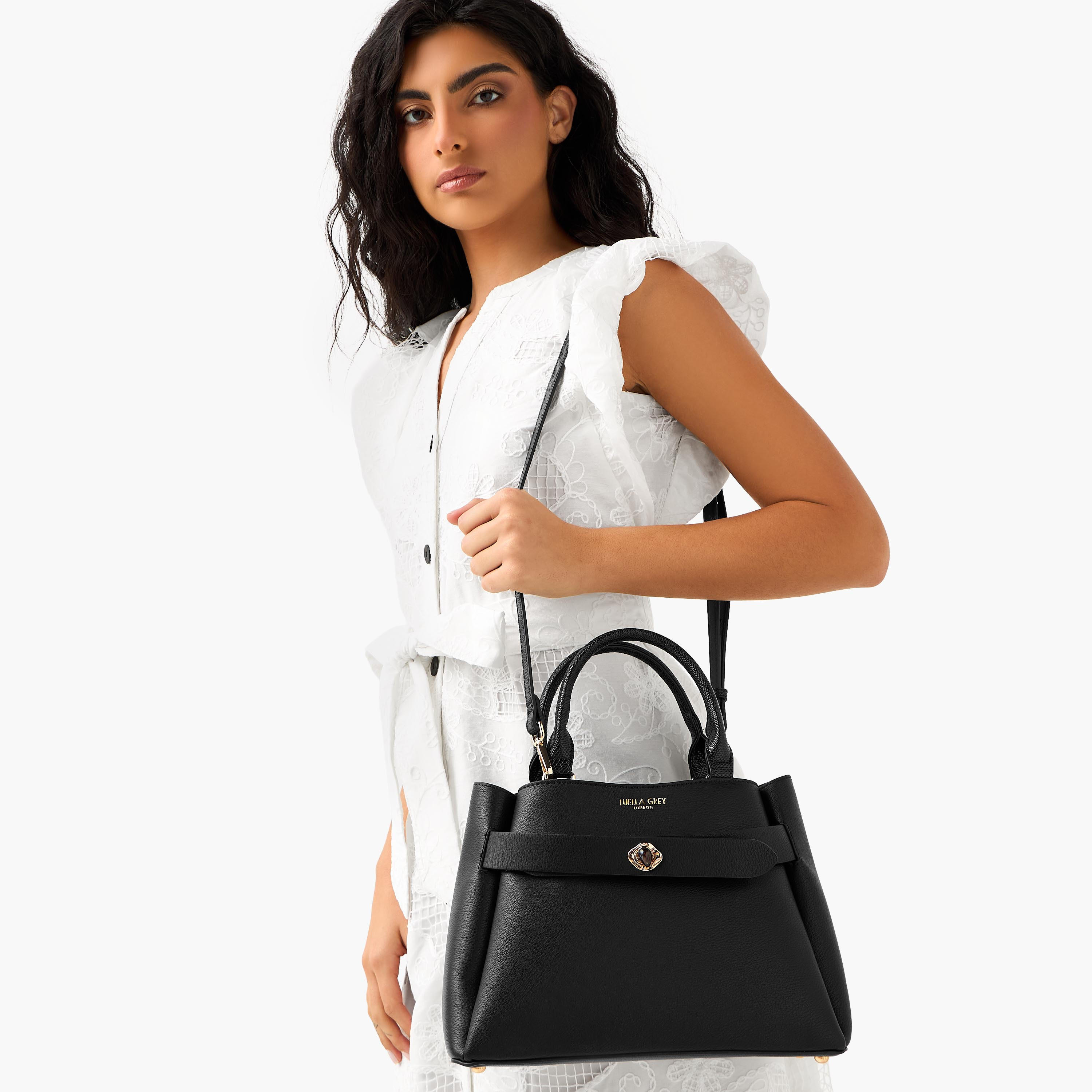 LUELLA GREY Roxy Textured Tote Bag with Detachable Strap-women-bagsandwallets-handbags-image-2